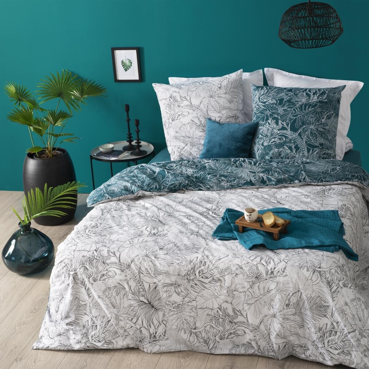 Bed linen set "Jungle" Cotton, 240x220 cm