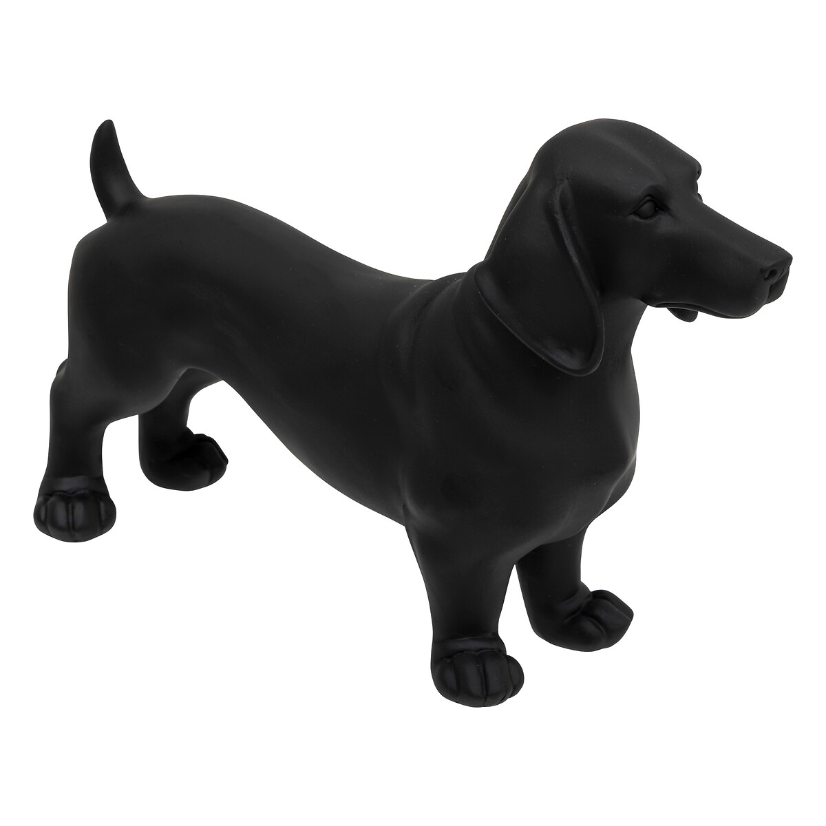 "Dog" statuette, resin Black, 40x25 cm