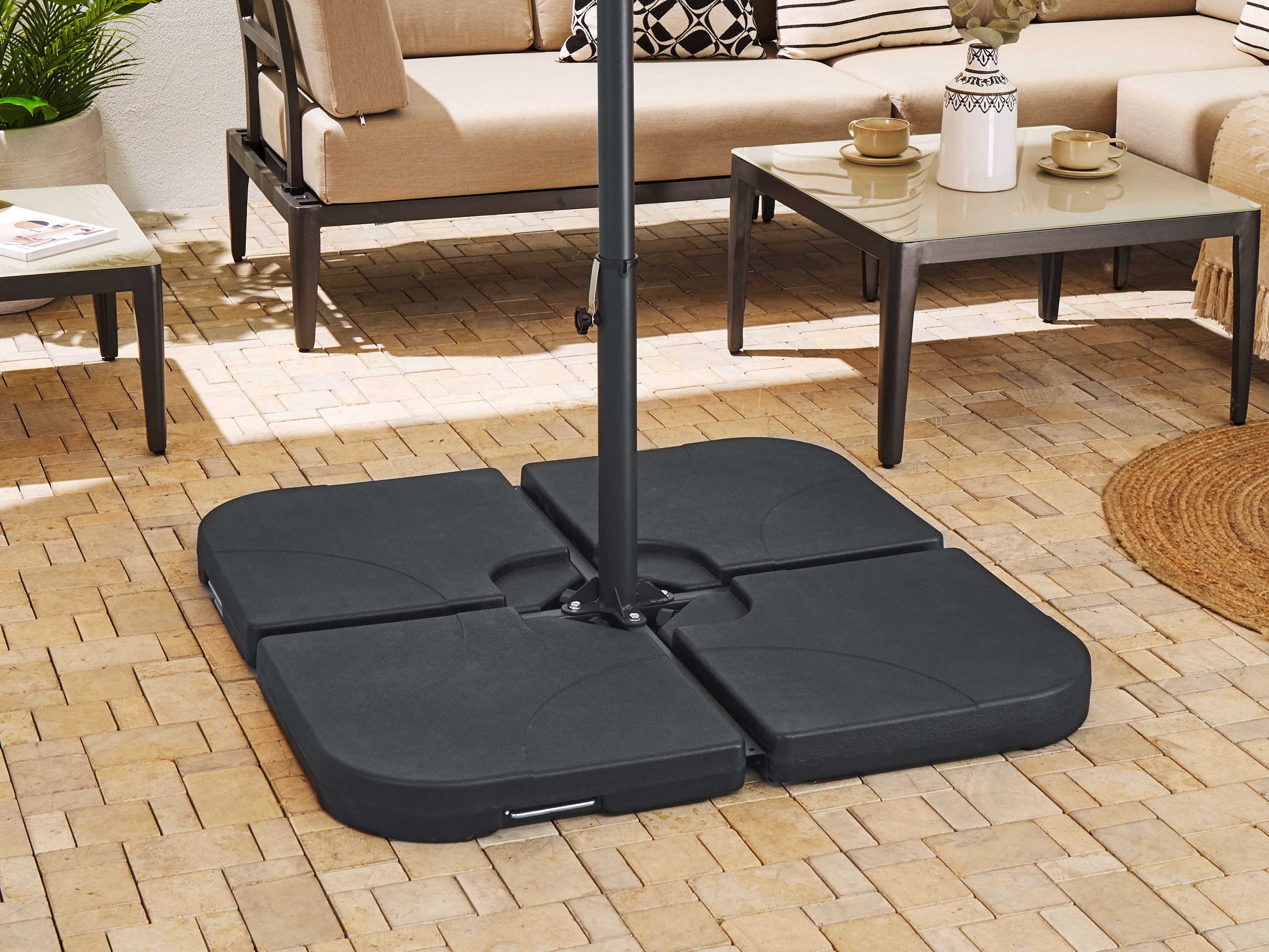 Parasol Base VICCHIO Black 3.5 kg