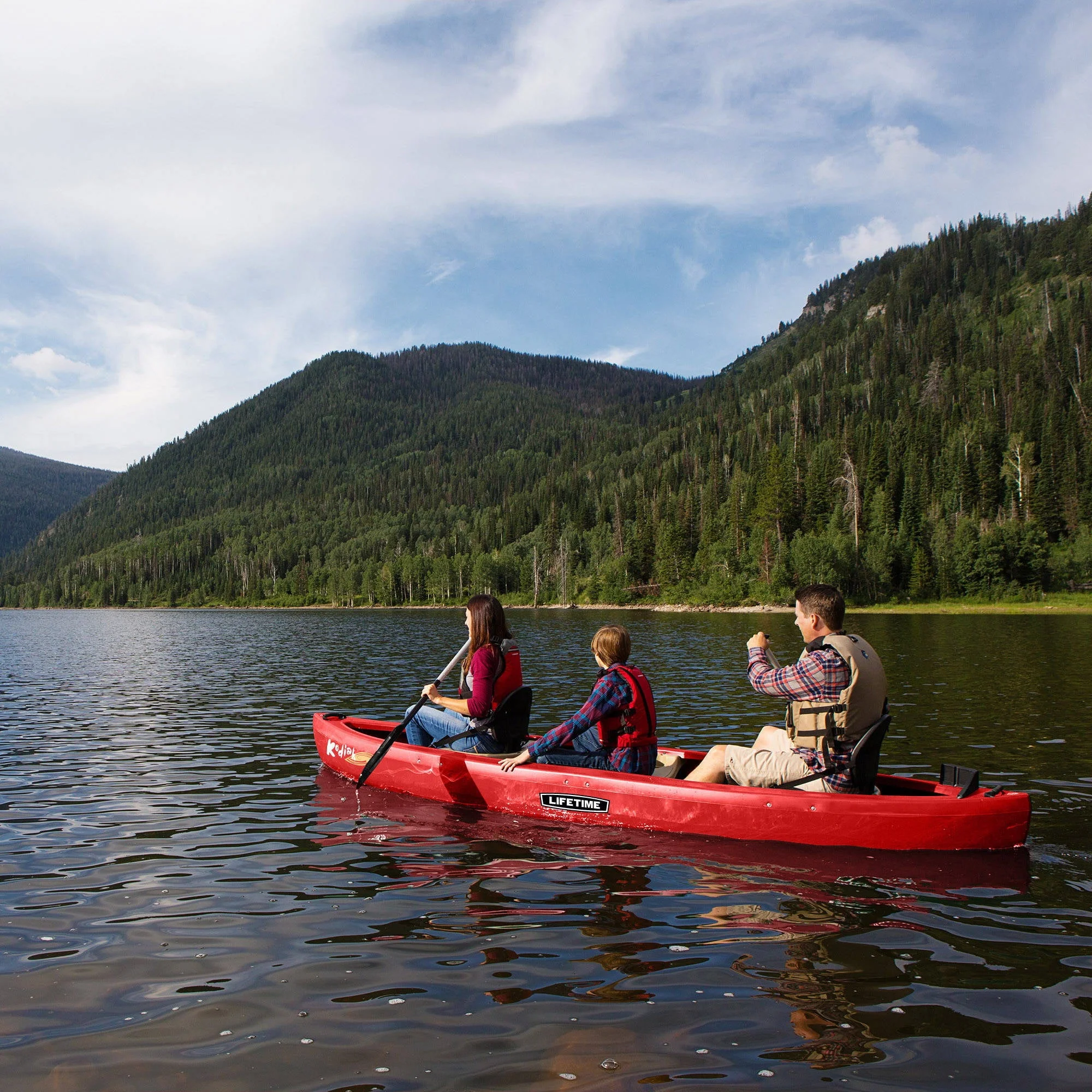 Lifetime Kodiak 13 ft Canoe, Red (90658) - Image 17