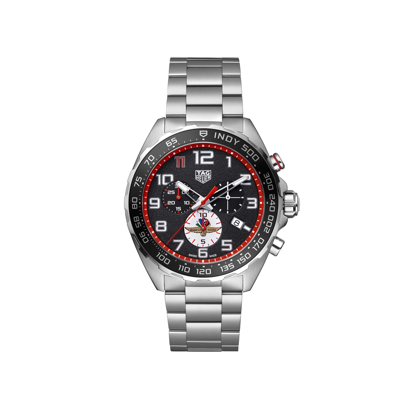 TAG Heuer Replica Watch Formula 1 Chronograph X Indy 500 Quartz 43 mm Steel(1:1 replica) - Top club