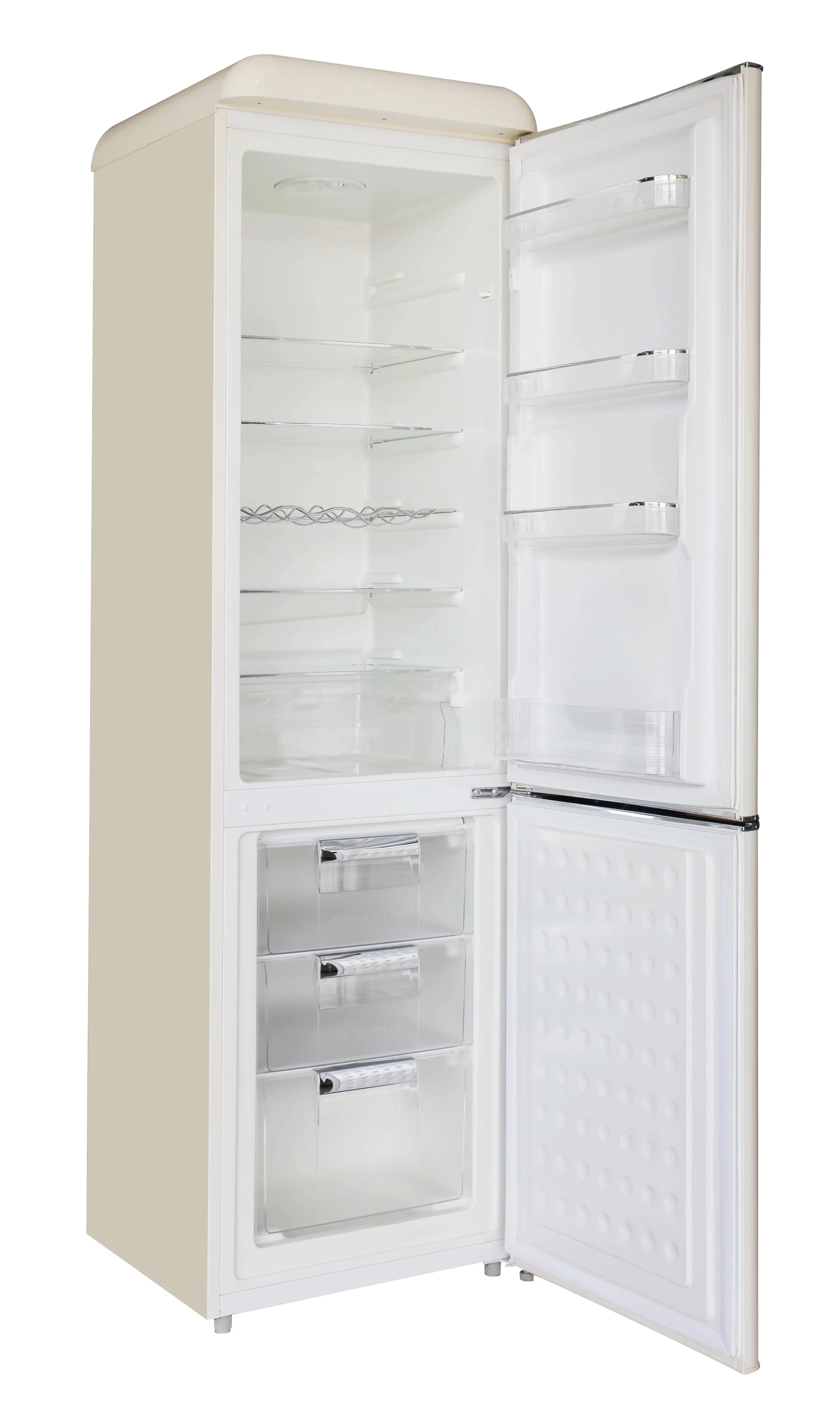 Frigidaire Bottom Mount Retro Refrigerator, 9.0 Cu. Ft., Black