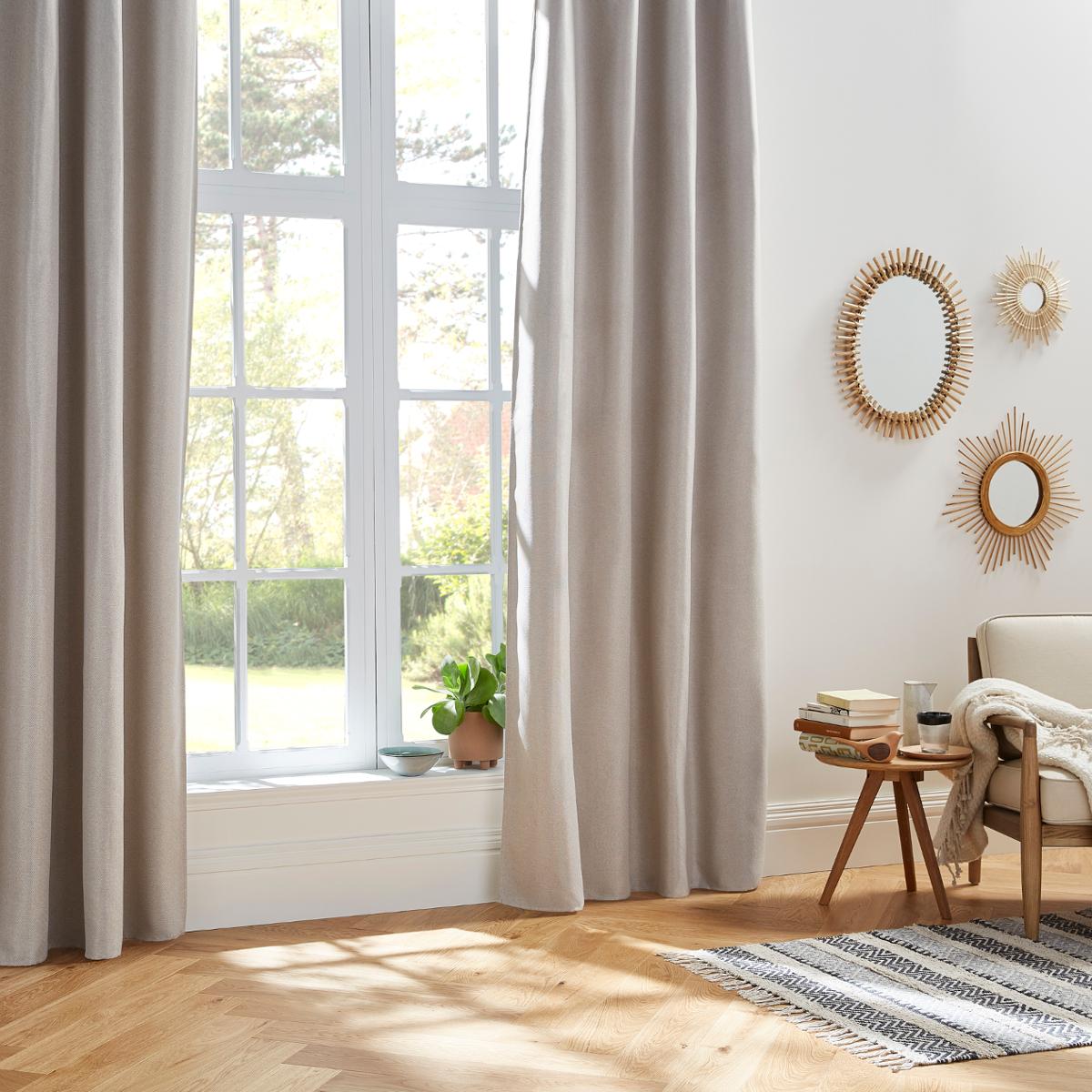 Blackout curtain "Elena" Beige, 140x260 cm