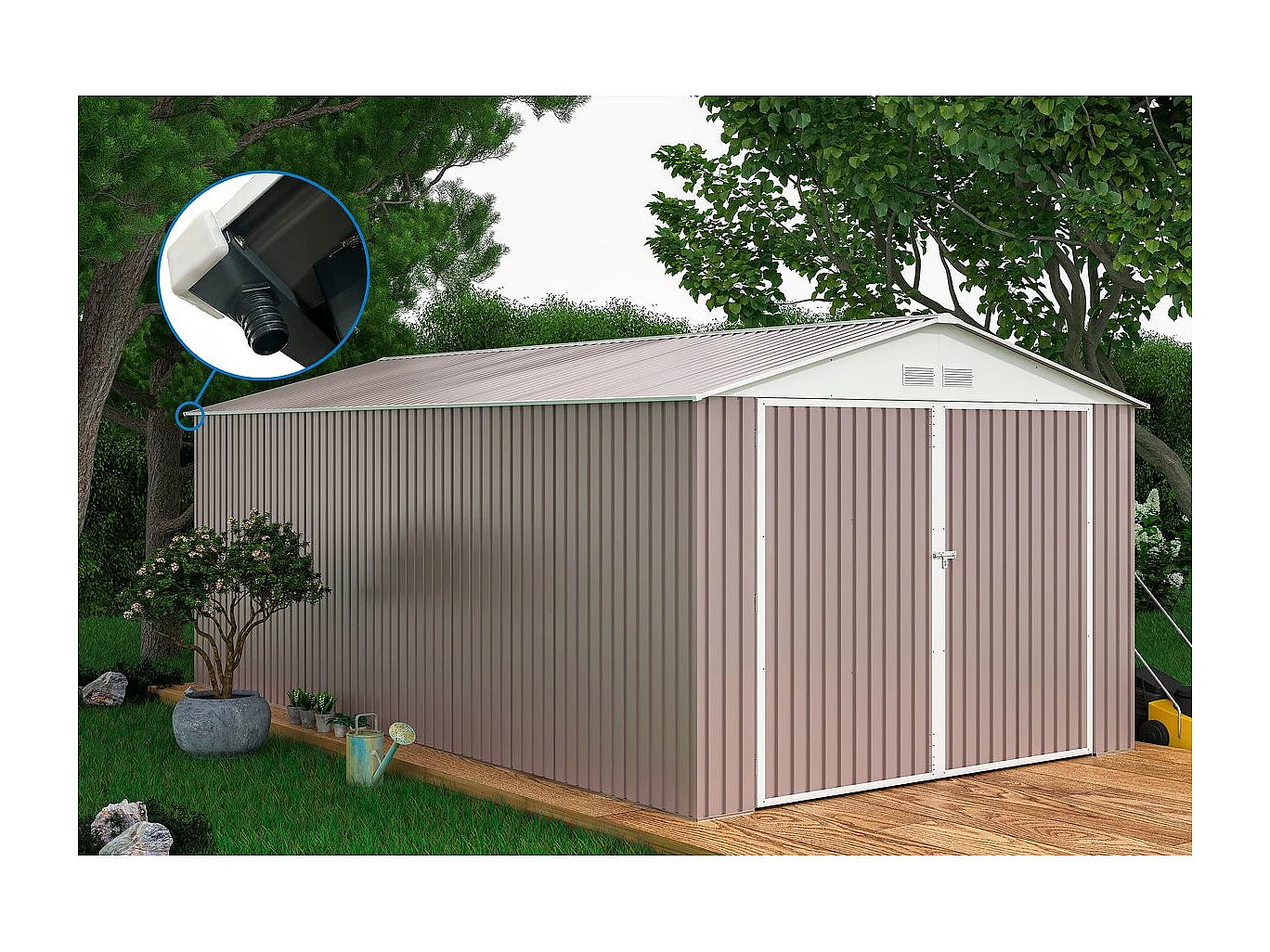 Garage métal 