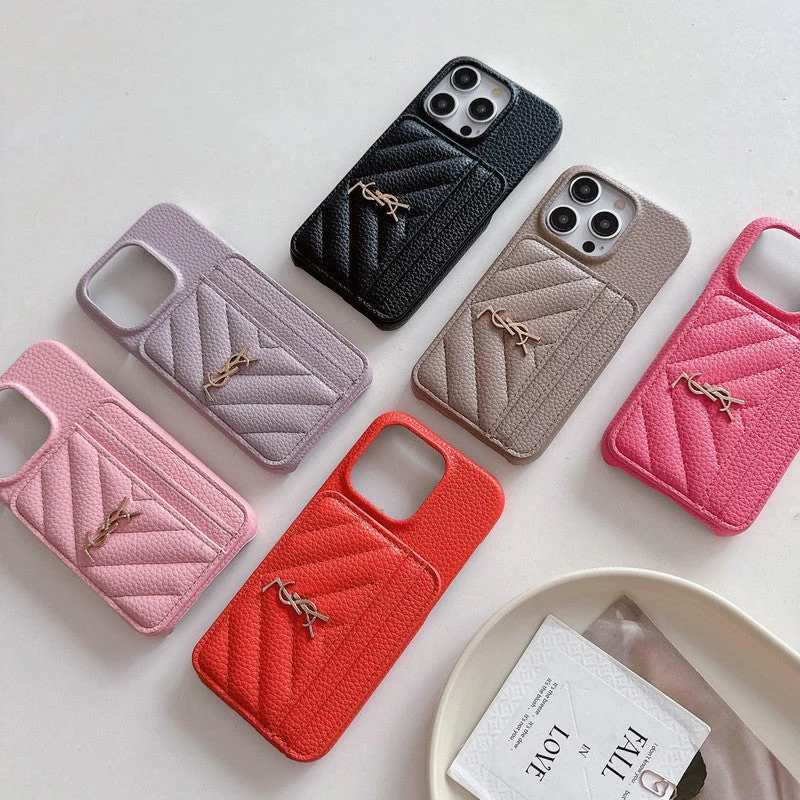 Saint Card Bag Leather iPhone Case - Wholesale & Influencer