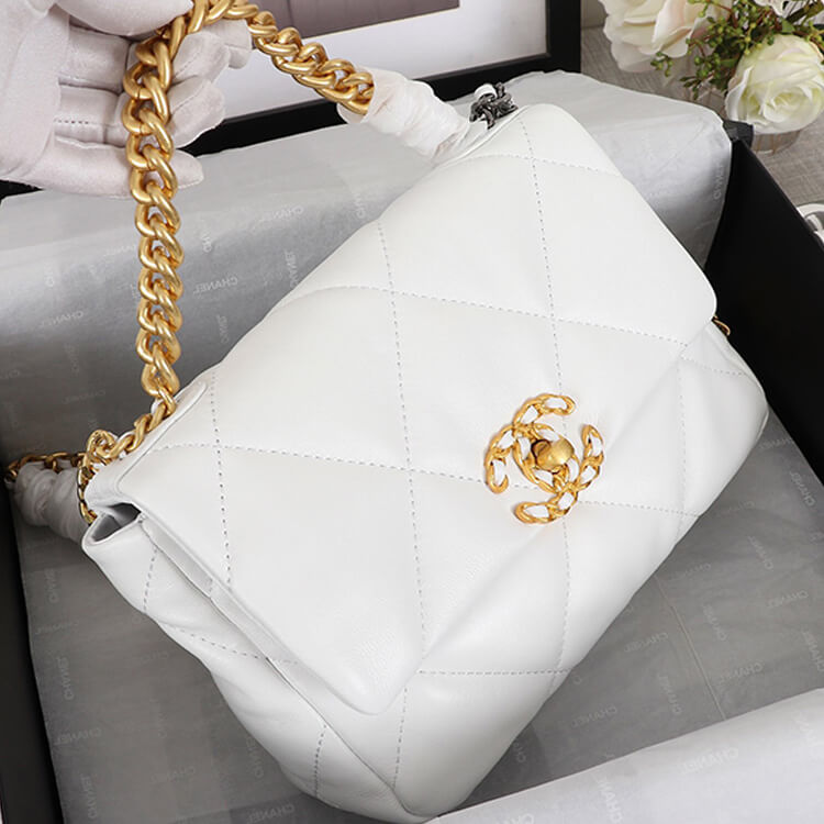 Chanel 19 Large Handbag1:1High-quality replica