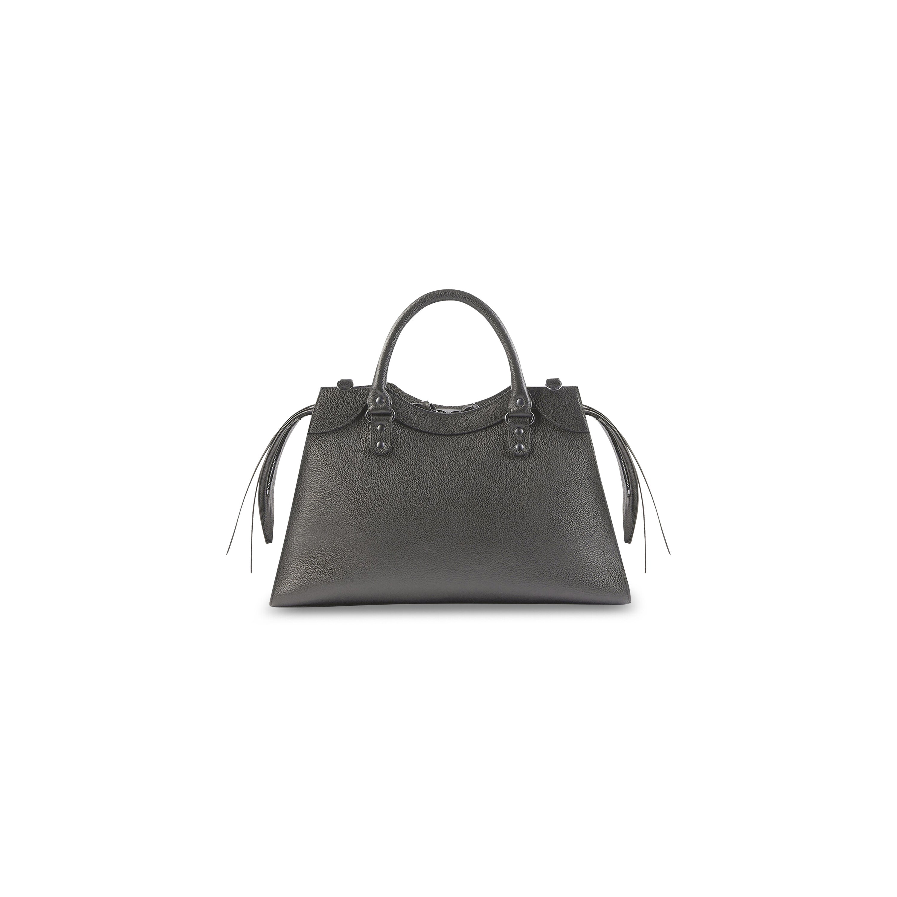 NEO CLASSIC MEDIUM HANDBAG IN DARK GREY - Replicaclubs