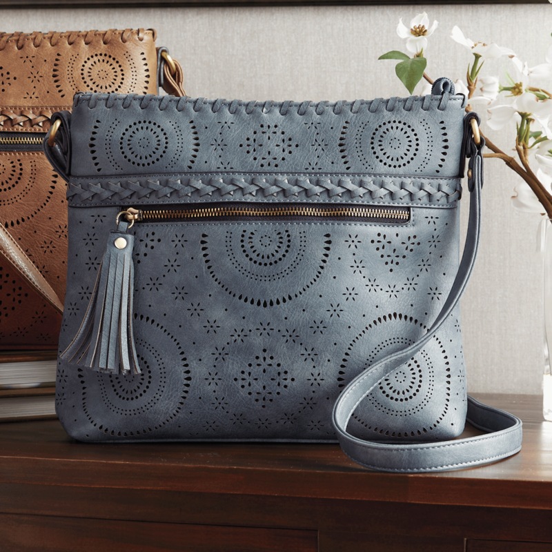 M.C. Handbags Calm Crossbody - MIDNIGHT VELVET CATALOG