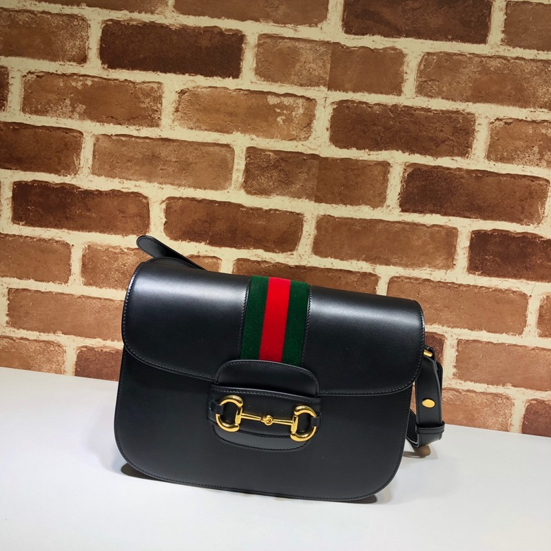 Replica Gucci Horsebit 1955 Python Small Shoulder Bag 602204 Black1:1High-quality replica