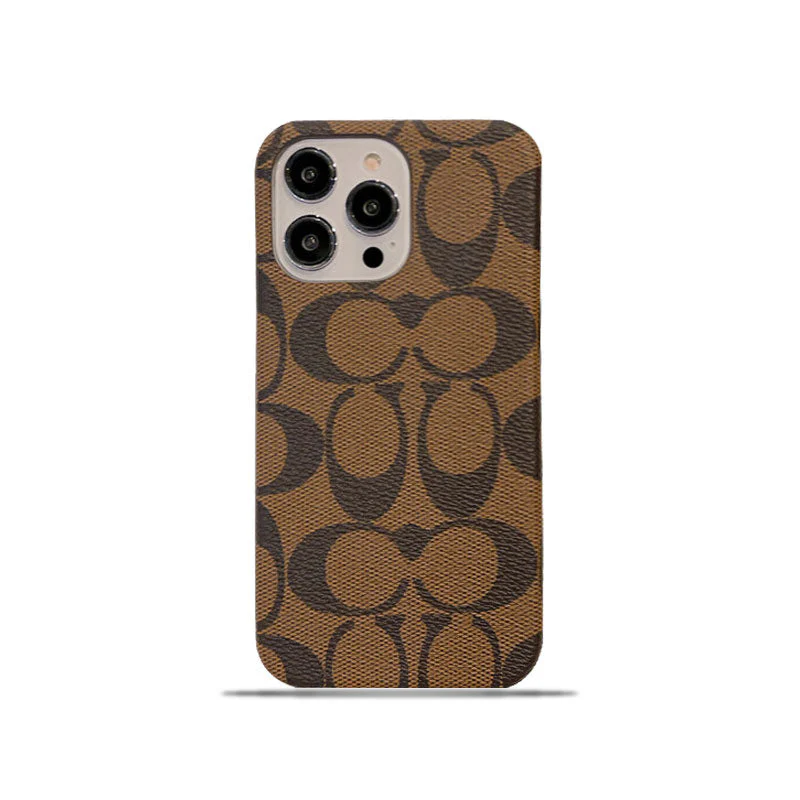 Classic Coach iPhone Case Brown -JDK241426 - Wholesale & Influencer