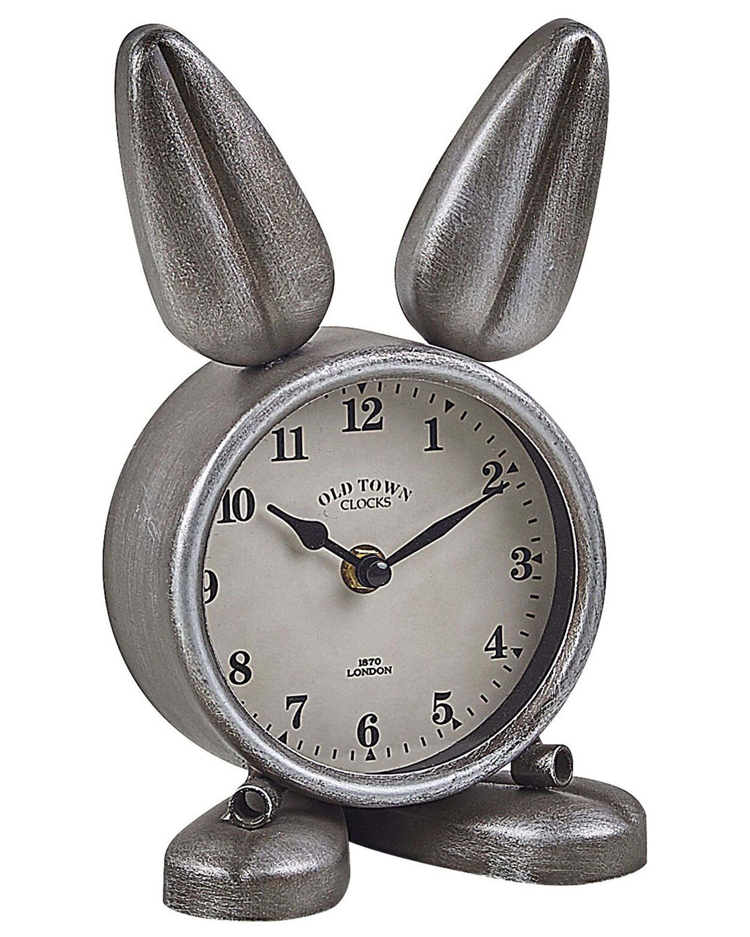 Clock THUSIS 15 cm Metal Silver