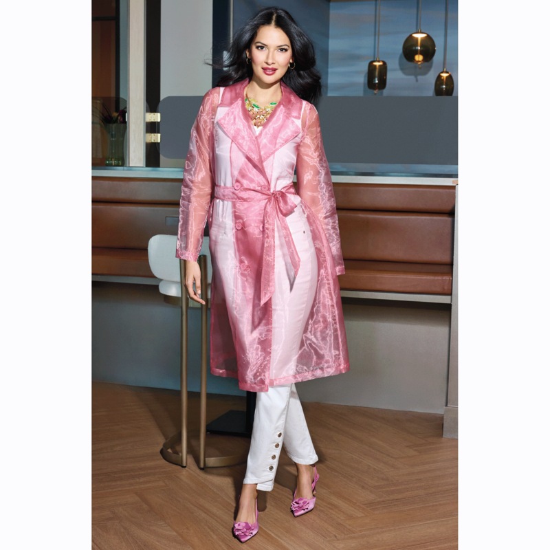 Ophelia Sheer Trench - MIDNIGHT VELVET CATALOG