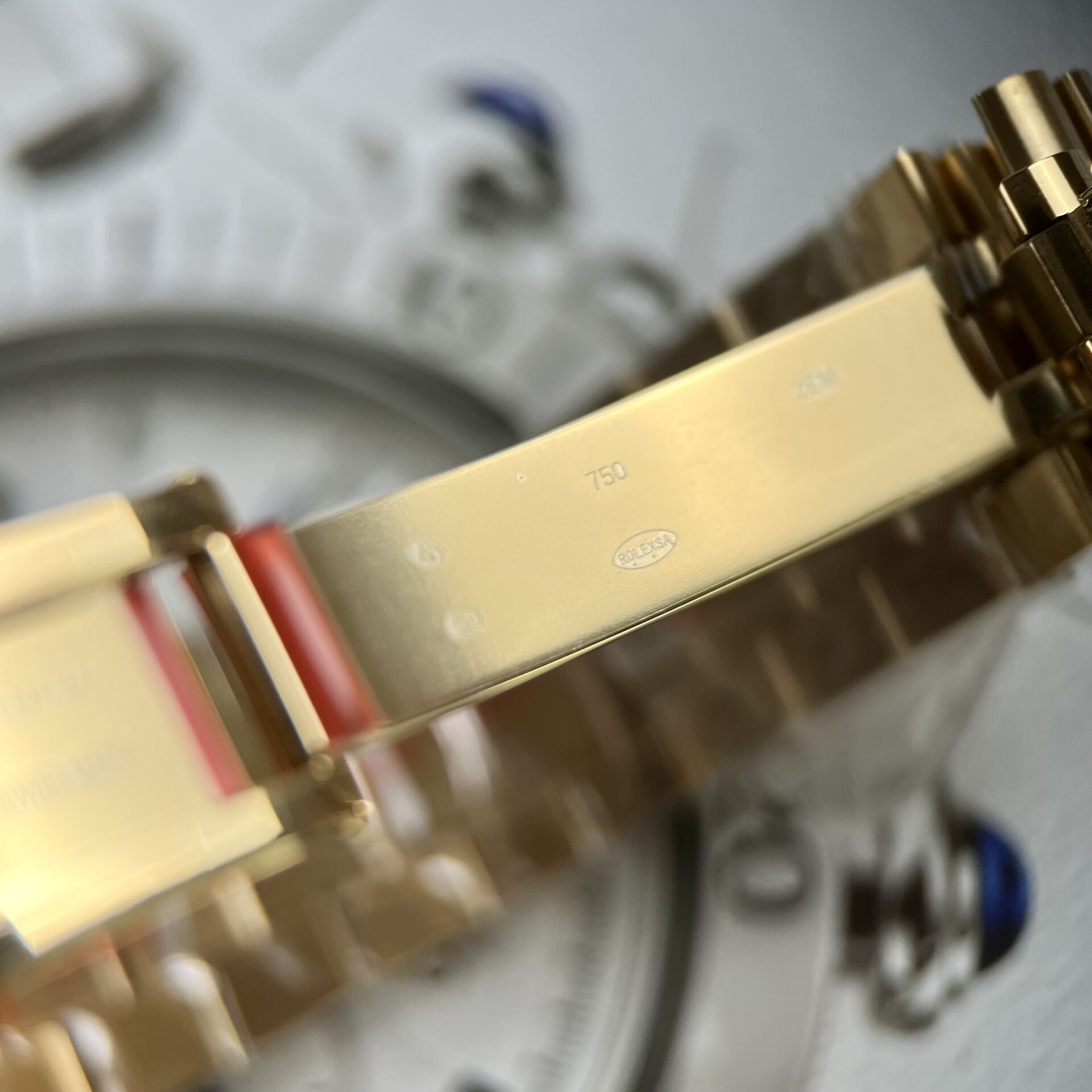Rolex Replica 1:1 Watch Day-Date Gold Plated Fluted Bezel EW Factory 40mm - Top club