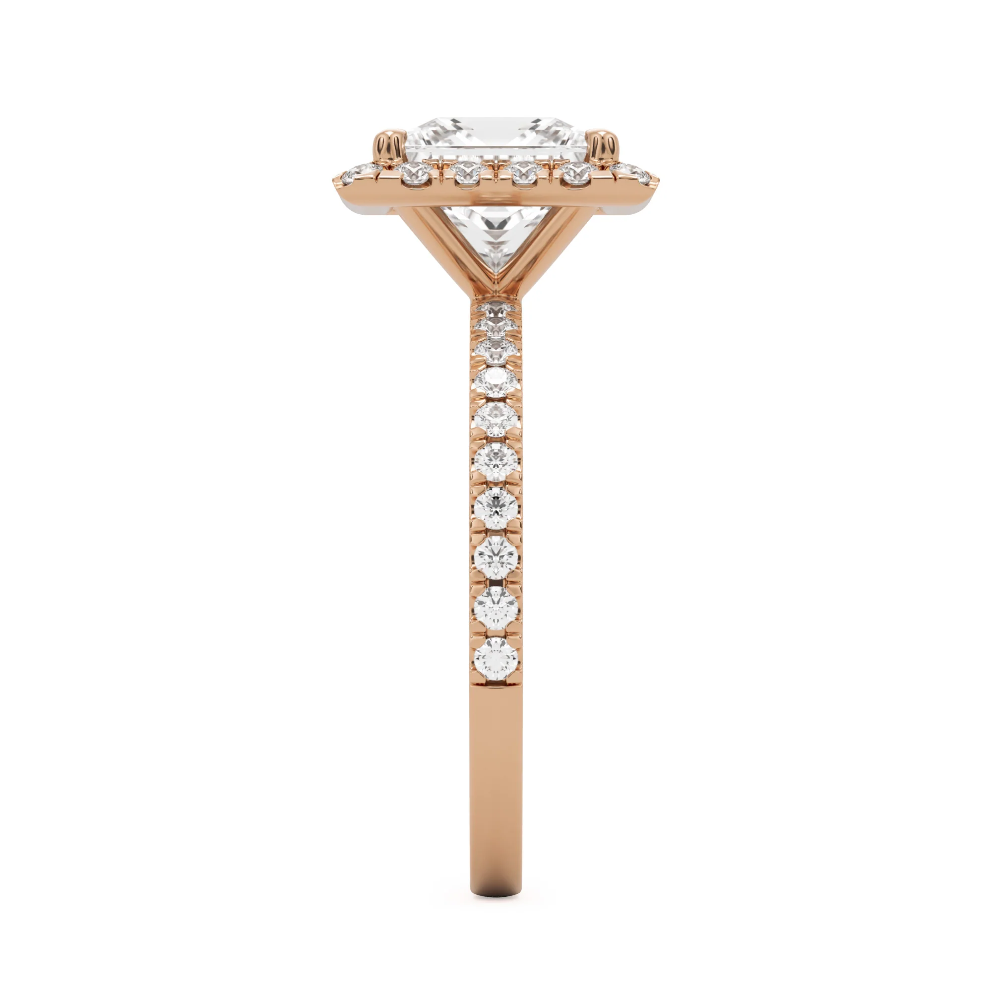 The Square Halo Pavé