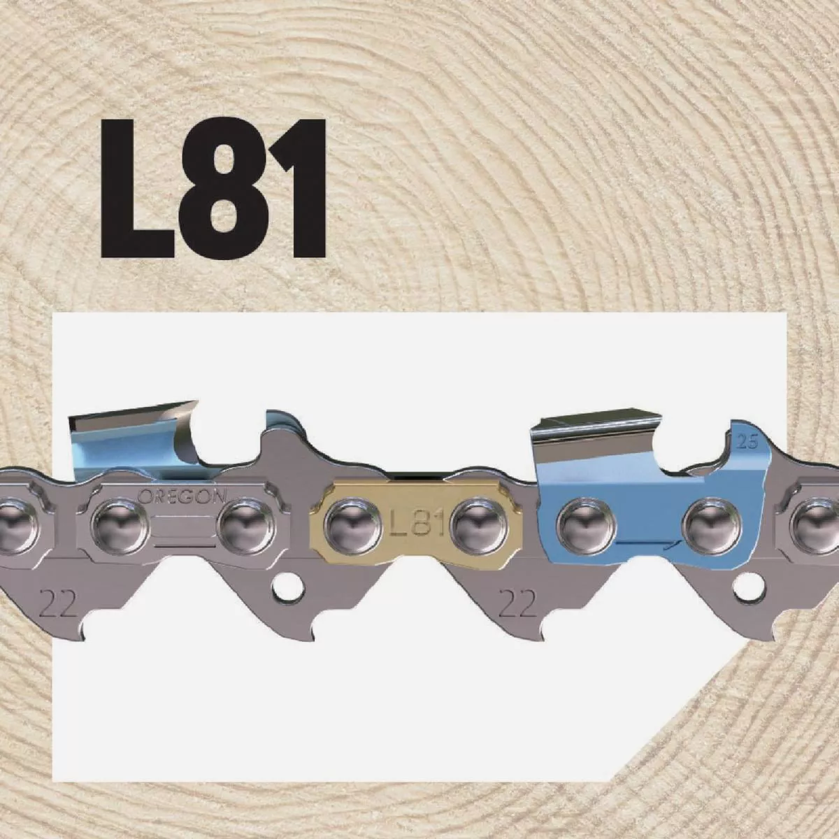 Oregon L81 ControlCut Chainsaw Chain for 20 in. Bar - 81 Drive Links fits Several Stihl models