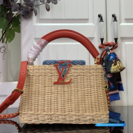 LV Capucines Mini (Jewelry-inspired chain)1:1High-quality replica