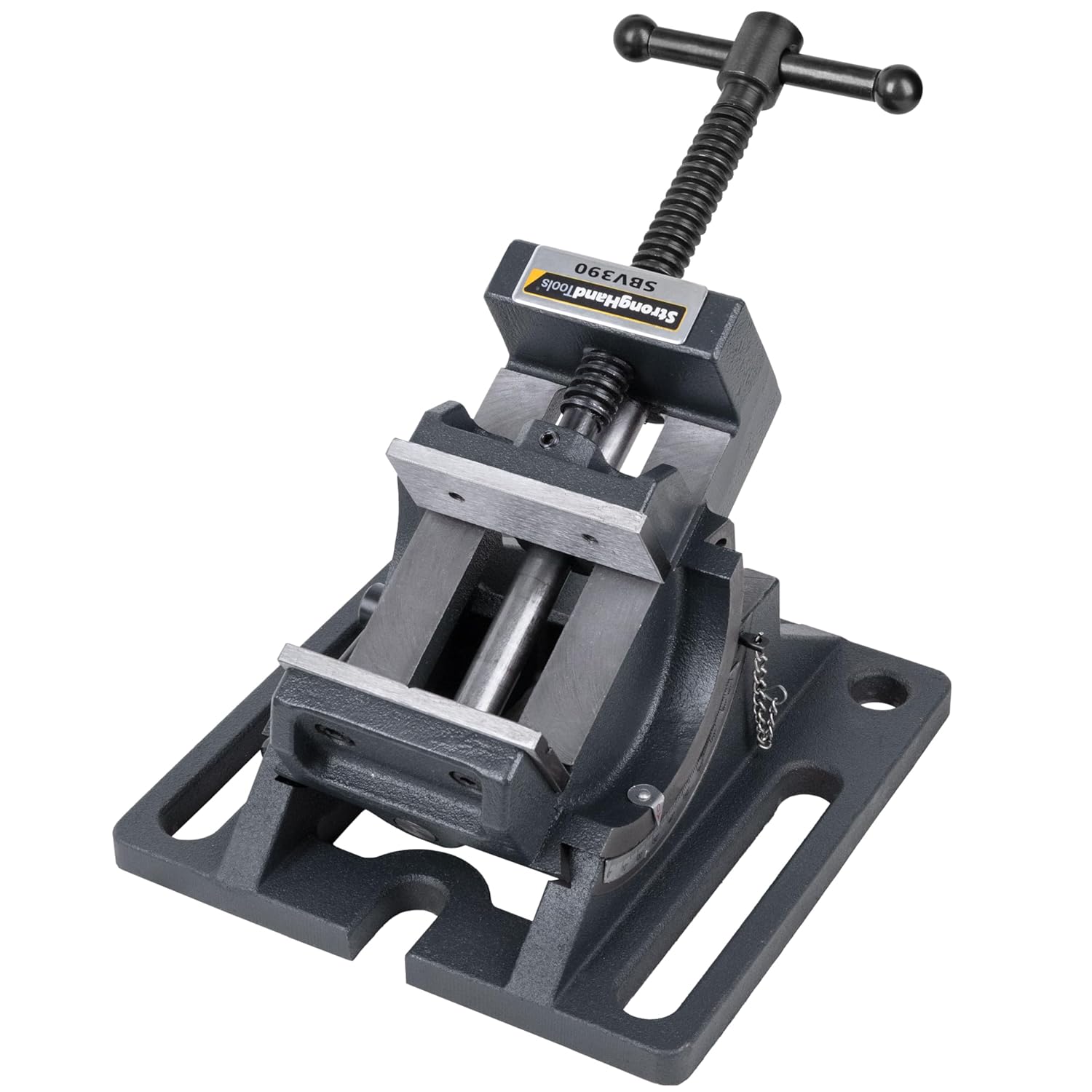 Strong Hand Tools Cradle-Angle Drill Presss Vise with 2500 lb of Clamping Force, MAX 3.5