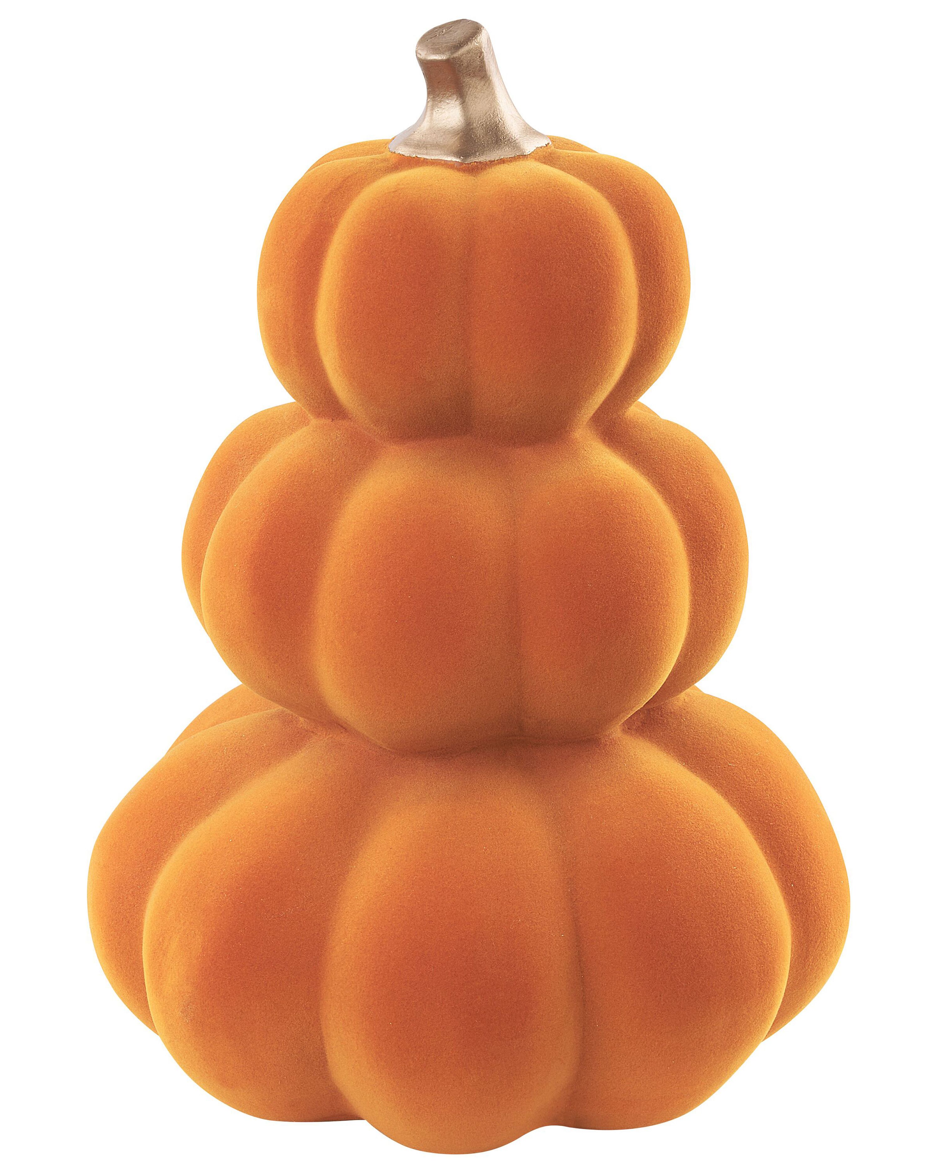 Figurine Pumpkin KALAMATA Velvet Orange