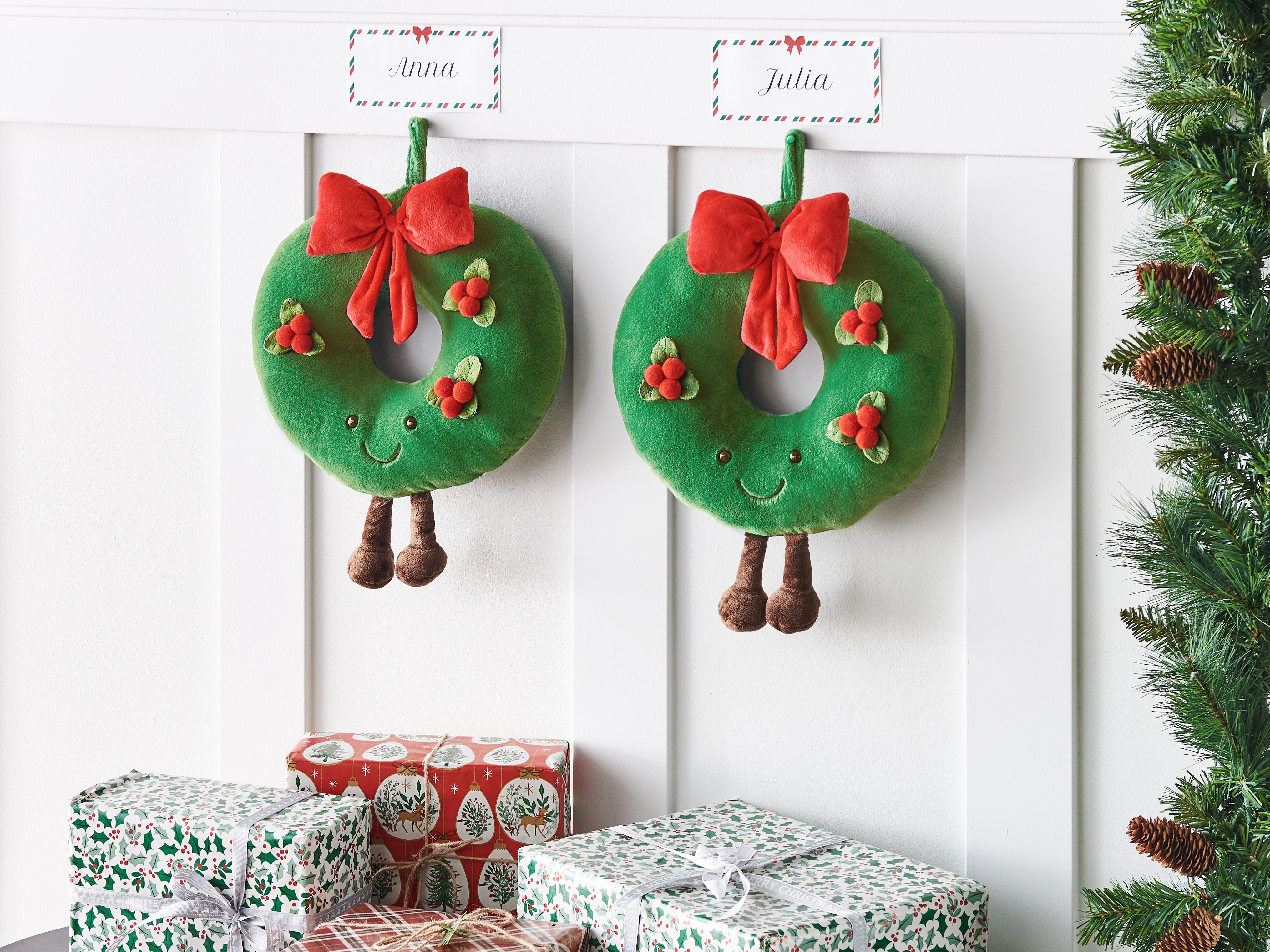 Set of 2 Decorative Cushions BONBON 45 x 45 cm Green