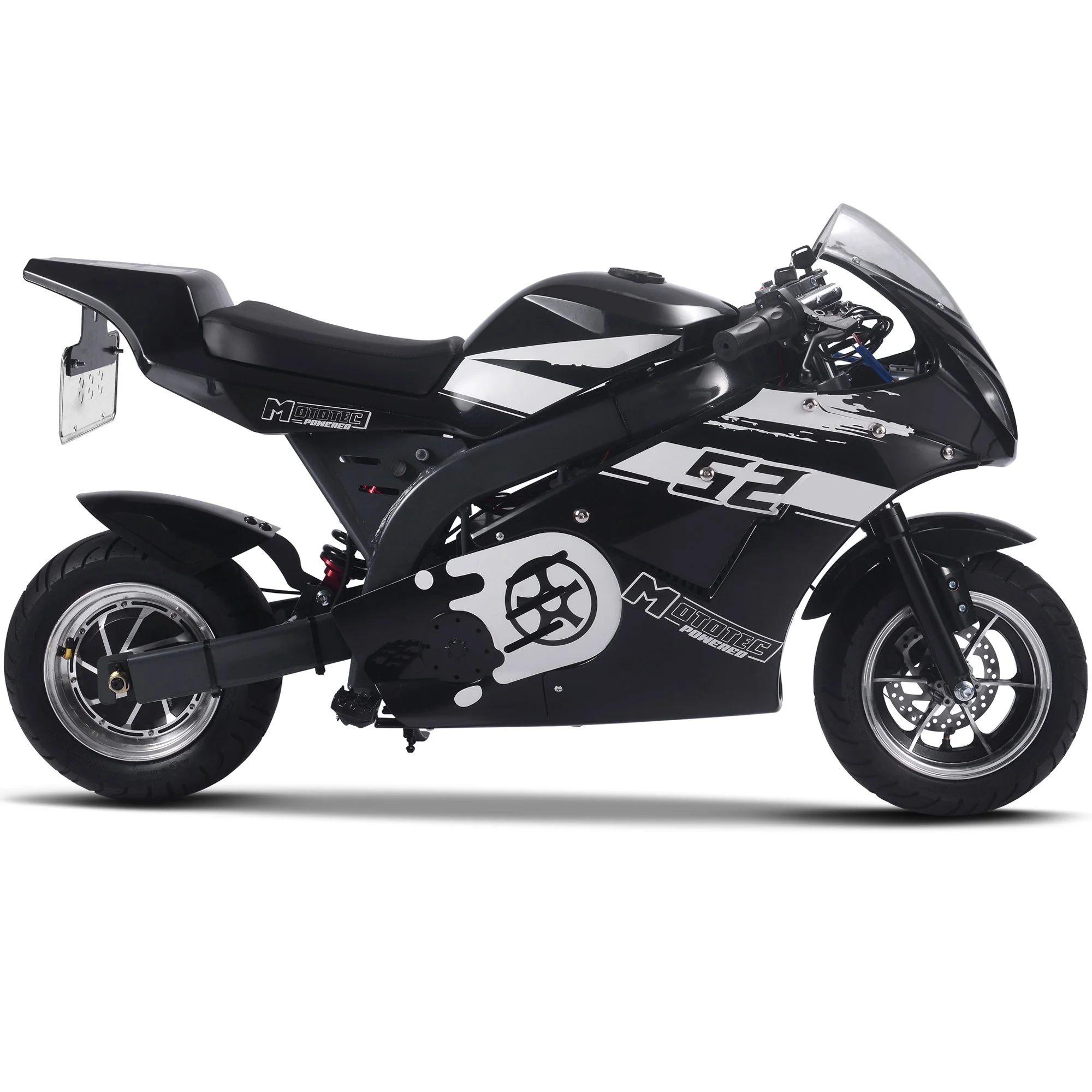 MotoTec Kids Large 48 V Pocket Superbike Powered Ride-On - Image 6