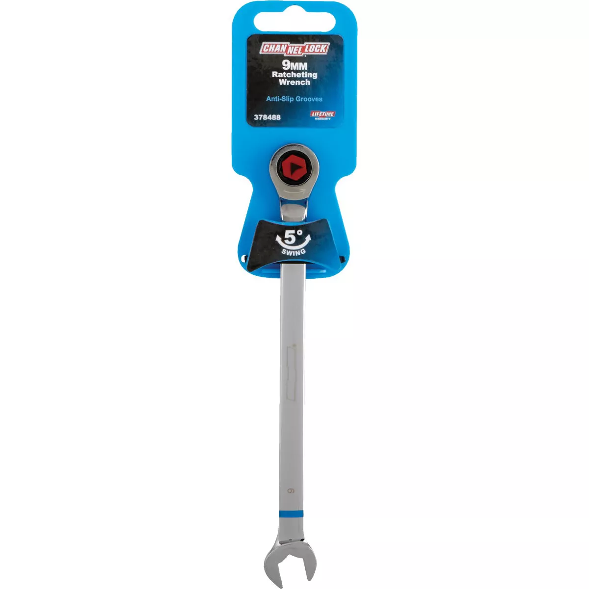Channellock Metric 9 mm 12-Point Ratcheting Combination Wrench