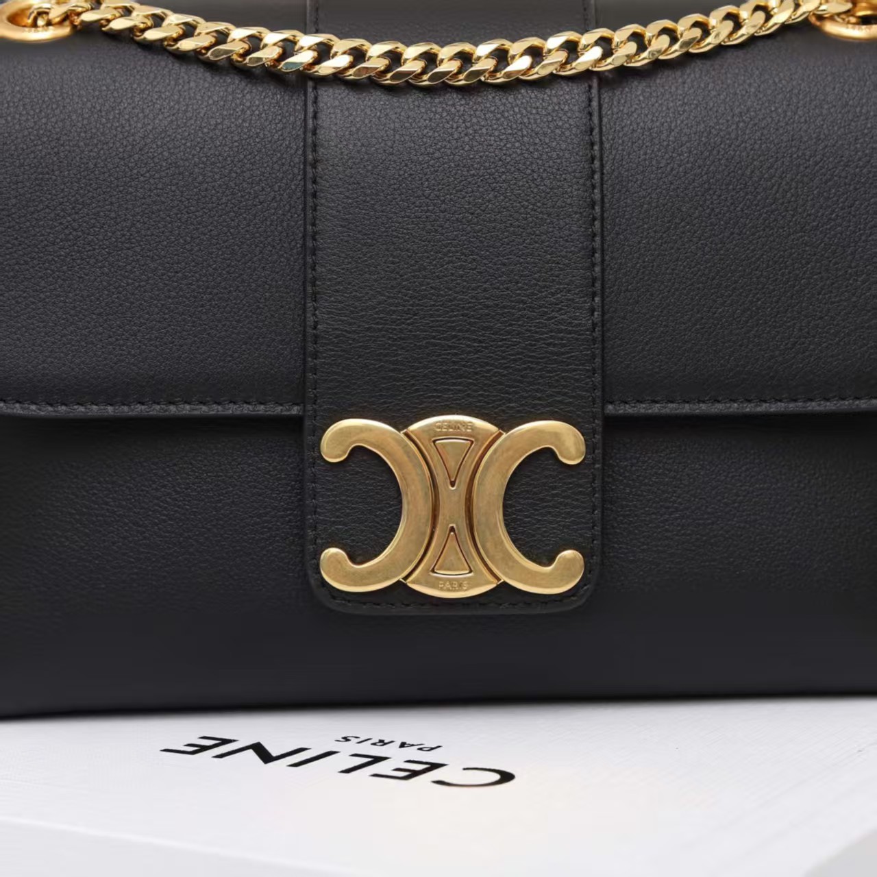 Celine Victoire Flap Leather Bag1:1High-quality replica