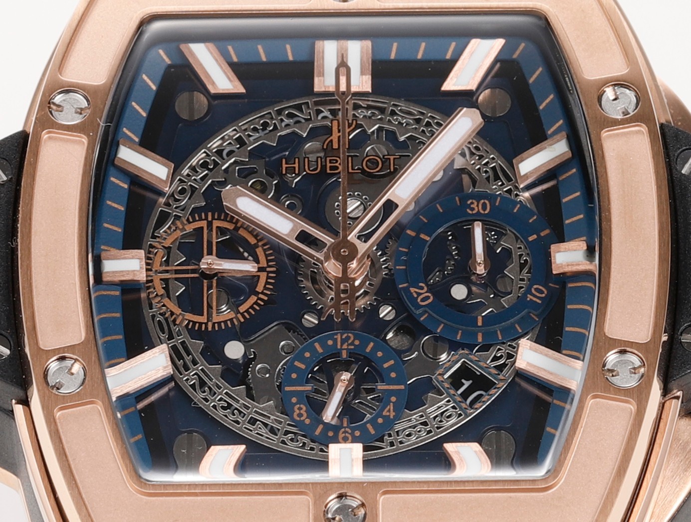 Hublot Spirit of Big Bang Textured Rubber Strap(1:1 replica) - Top club
