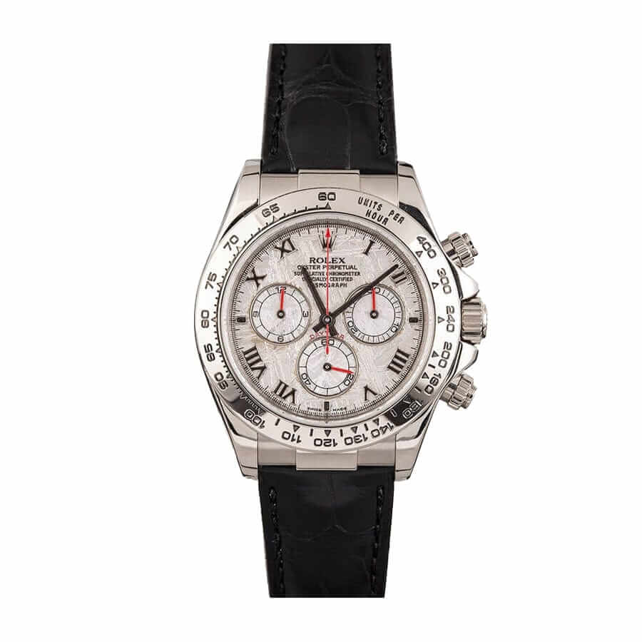Rolex Daytona 116519 White Roman Dial Replica - Elite Watch Atelier