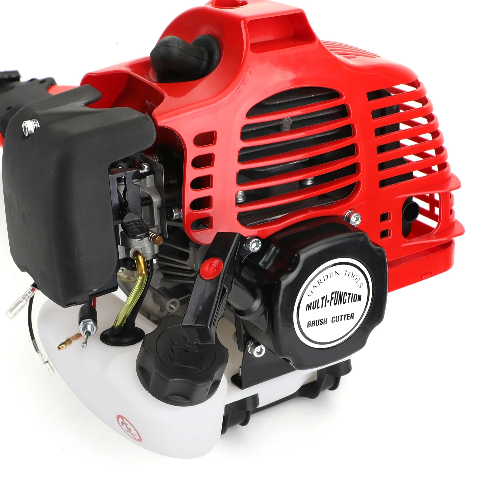 TOPTENG 52cc 2 Stroke 5 in 1 Gas Engine Multi Garden Tool, Hedge & String Trimmer, Brush Cutter, Edger, Pole Saw Chainsaw Pruner with Extension Pole, Trimming Combo Brushcutter Kit for Yard Lawn Care - Image 3