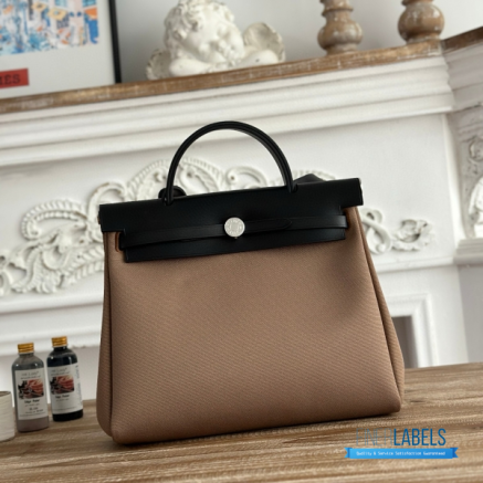 Hermès Herbag Zip 31 Bag | 31x25x10 cm | Luxury Canvas & Leather Shoulder Bag for Women | Spacious Everyday Hermès Tote1:1High-quality replica