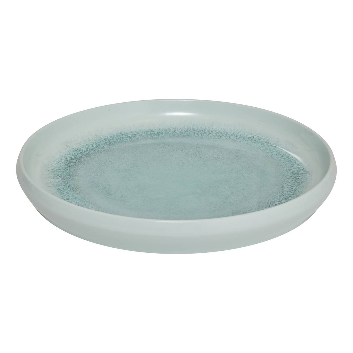 Flat plate "Lea" D.24 cm, Blue