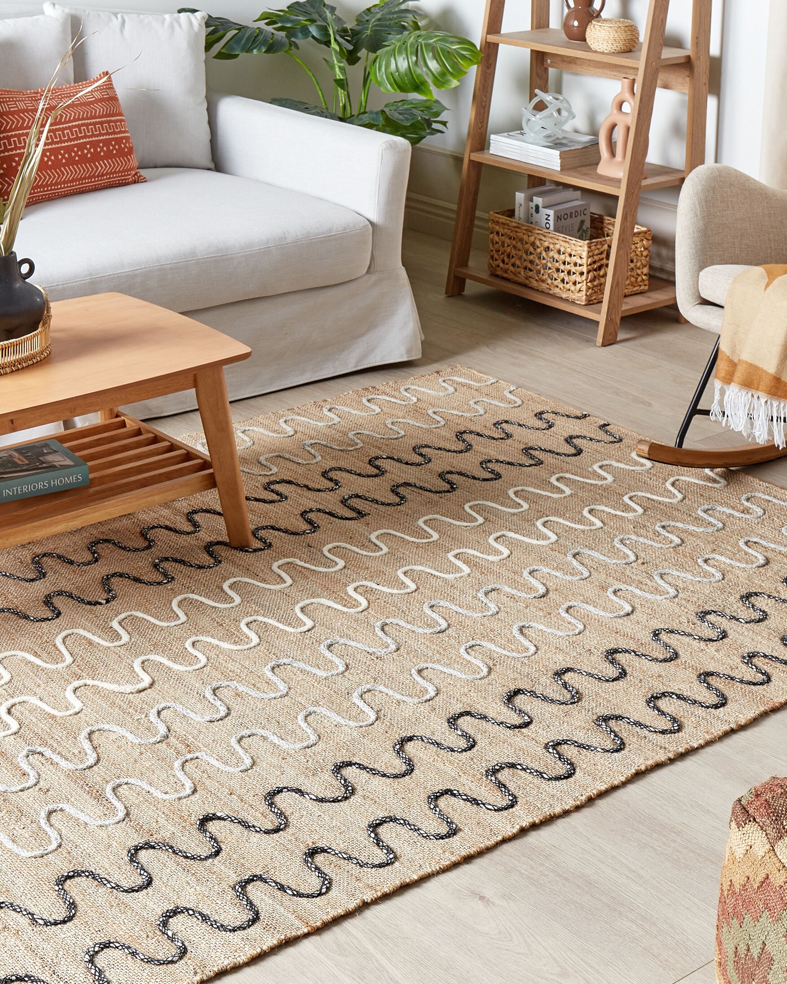 Rug SOGUT Beige 160 x 230 cm Jute