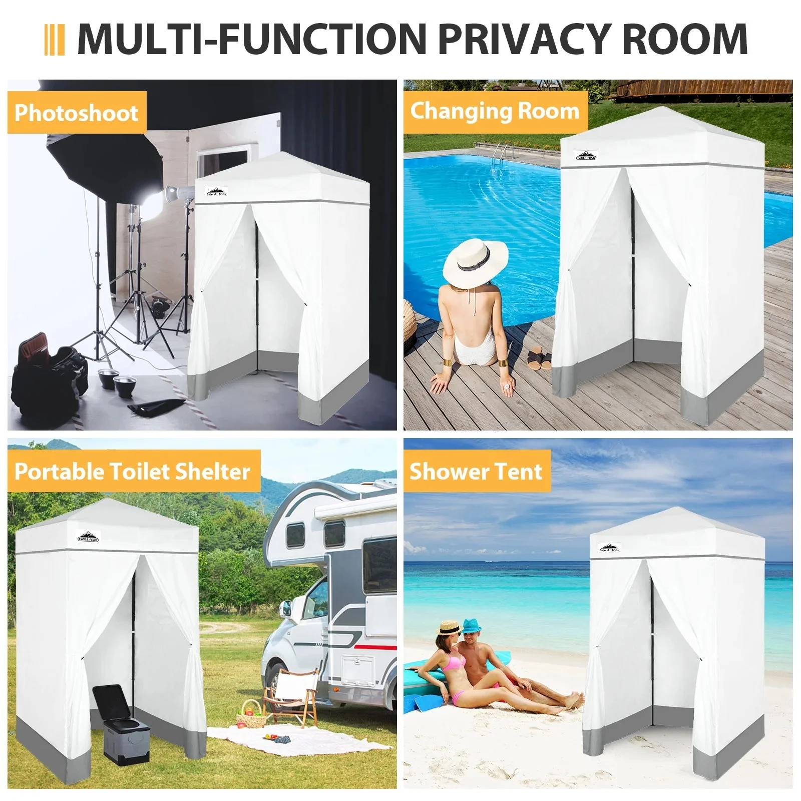 EAGLE PEAK Ultra Compact 4 ft x 4 ft Pop-Up Changing Room Canopy - Flex - Image 139 EAGLE PEAK Ultra Compact 4 ft x 4 ft Pop-Up Changing Room Canopy - Flex - Image 139