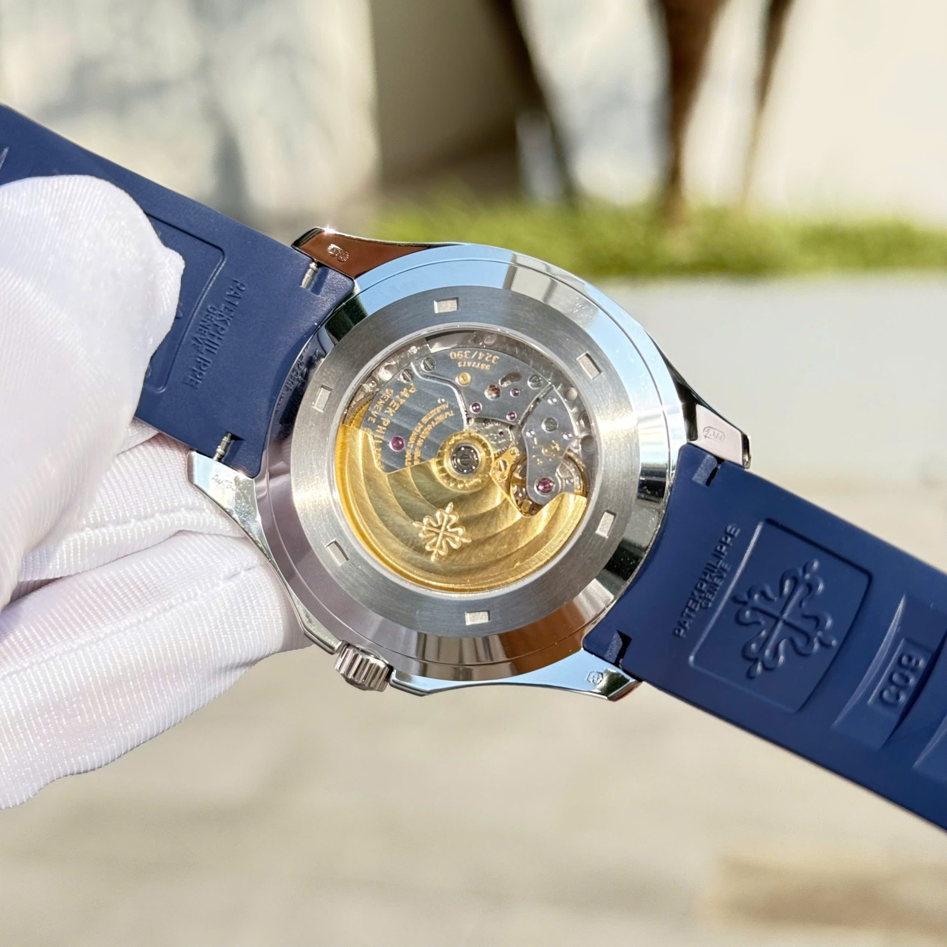 Patek Philippe Aquanaut 5168 Knock Off Watches Blue Dial Rubber Strap Custom BBF Factory 42,2mm - Top club