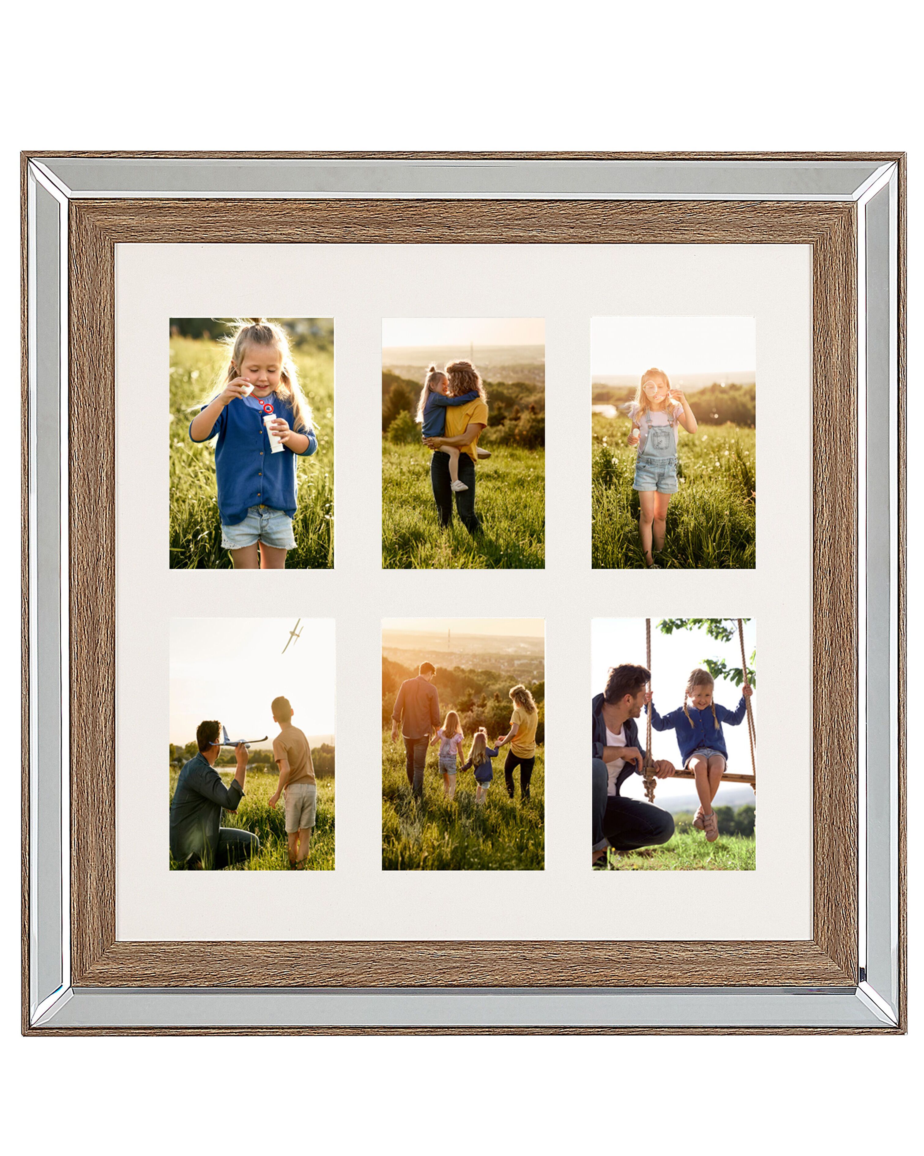Frame for 6 Photos SINTA Silver