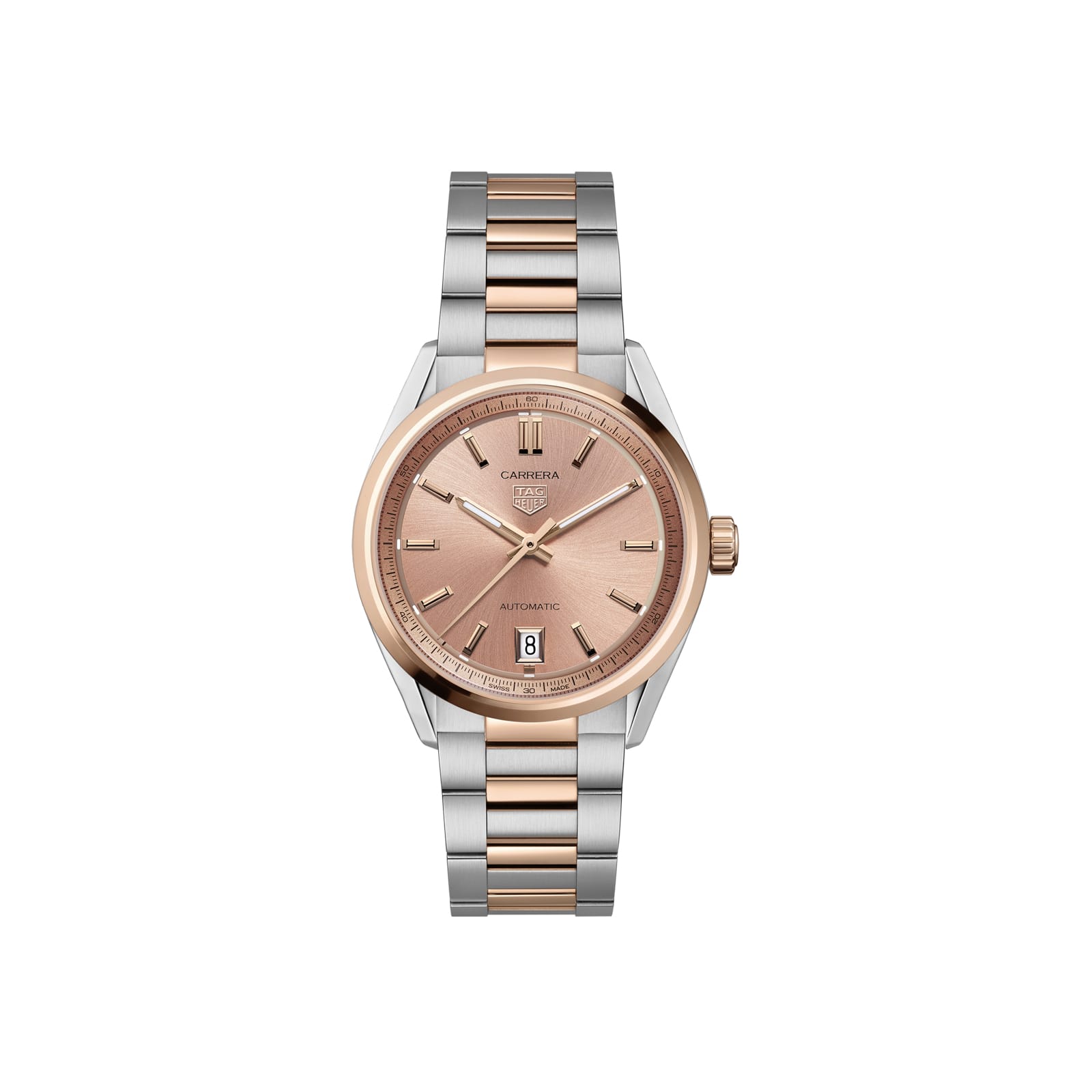 TAG Heuer Replica Watch Carrera Date Automatic 36 mm Steel and Gold(1:1 replica) - Top club