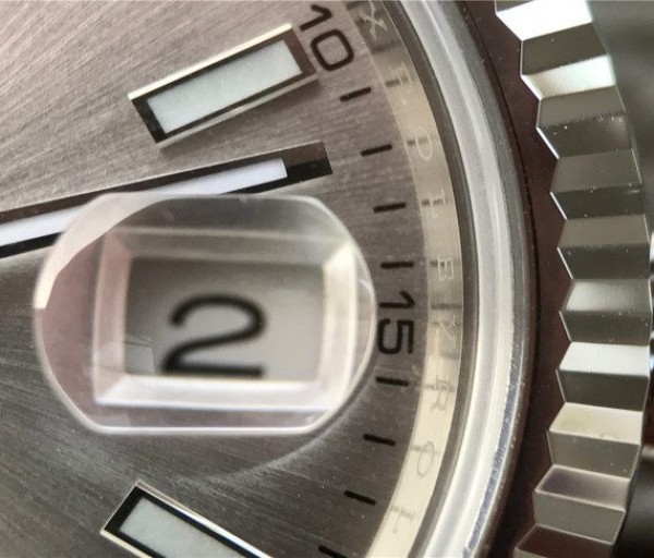 Replica Rolex DateJust 41mm 126334 Noob Fluted Bezel Silver Dial Stick Markers Bracelet A3235 - Elite Watch Atelier