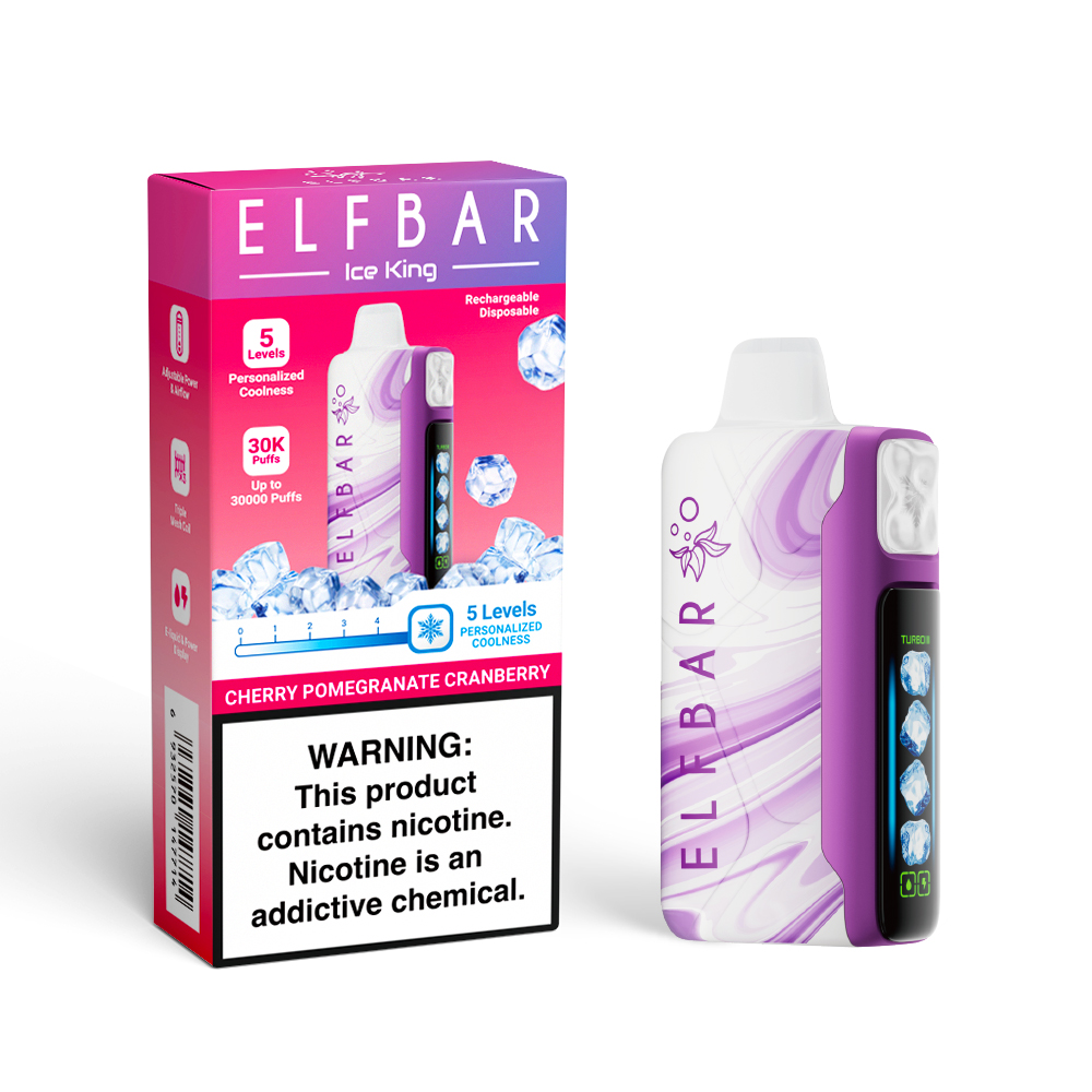 ELF BAR ICE KING 30K ładowalny jednorazowy e-papieros (wszystkie smaki)