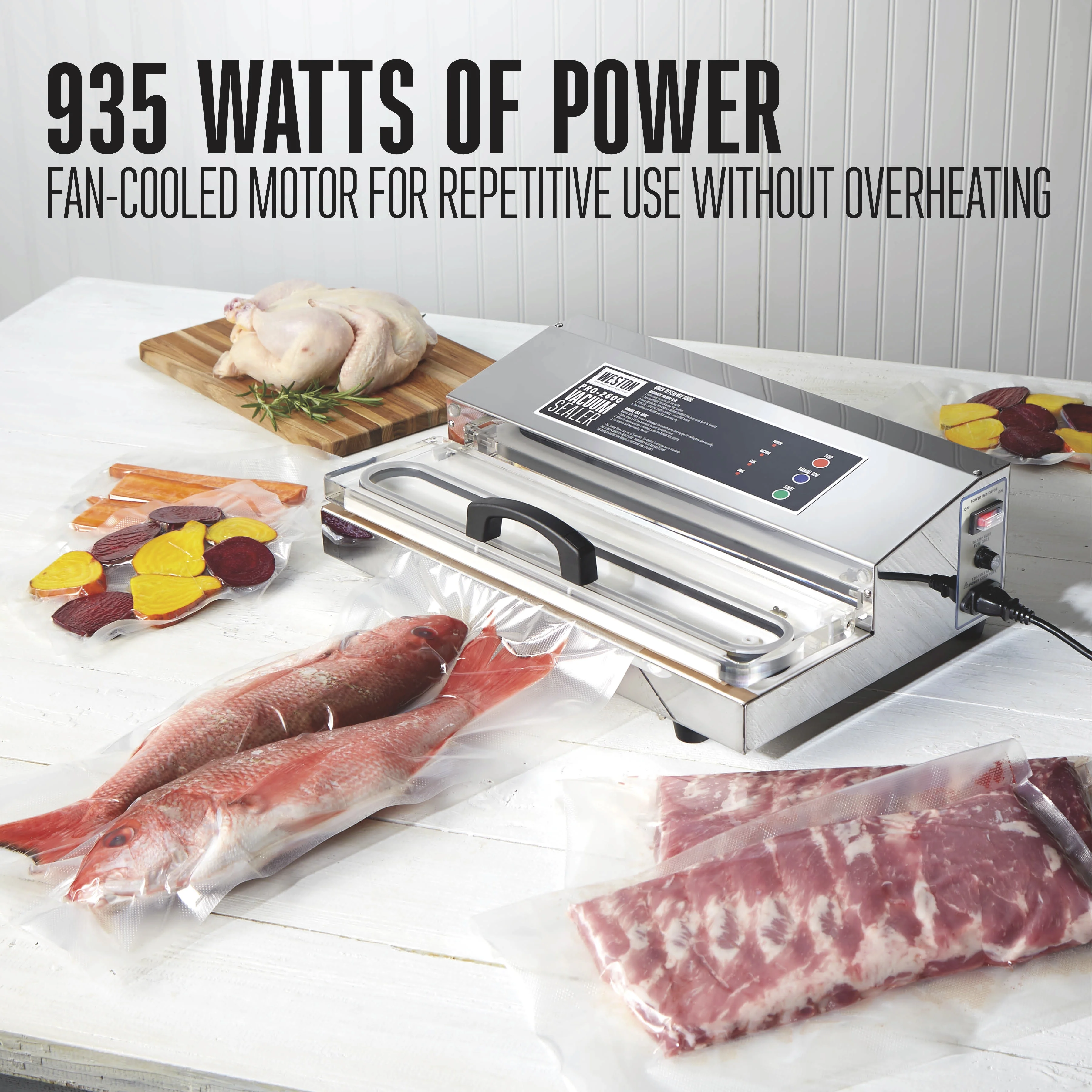 Weston Pro-2600 Stainless Steel Vacuum Sealer, Commercial Grade