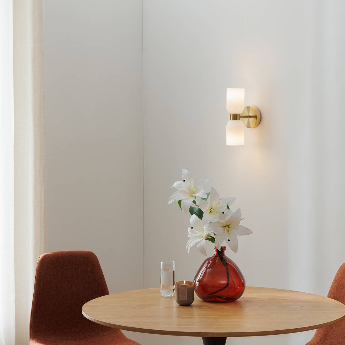 Wall lamp "Rio" White, 15.3x10 cm