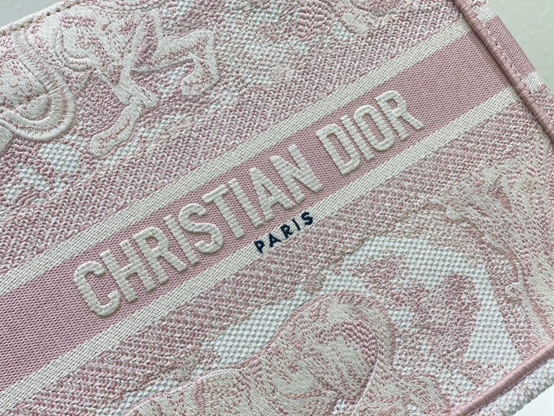 Christian Dior Small Dior Book Tote Pink, For Women, Women’s Handbags 26.5cm/10.5in CD1:1High-quality replica