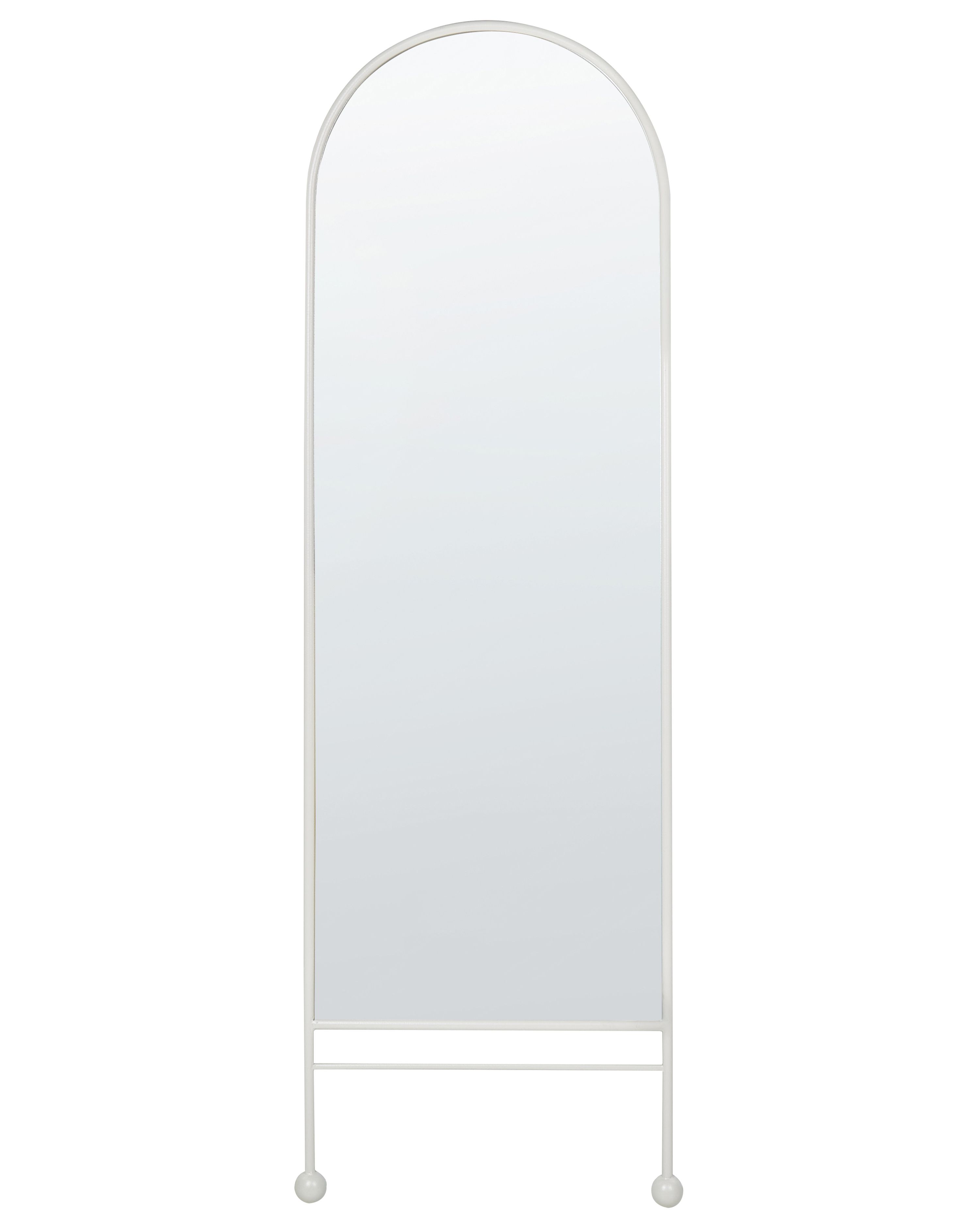 Wall Mirror JARNAGES 45 cm 145 cm Metal White