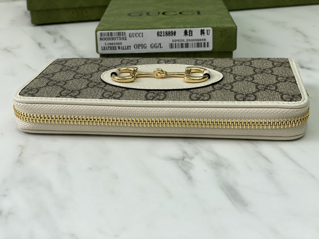 Replica Gucci Horsebit 1955 Zip Around Wallet1:1High-quality replica