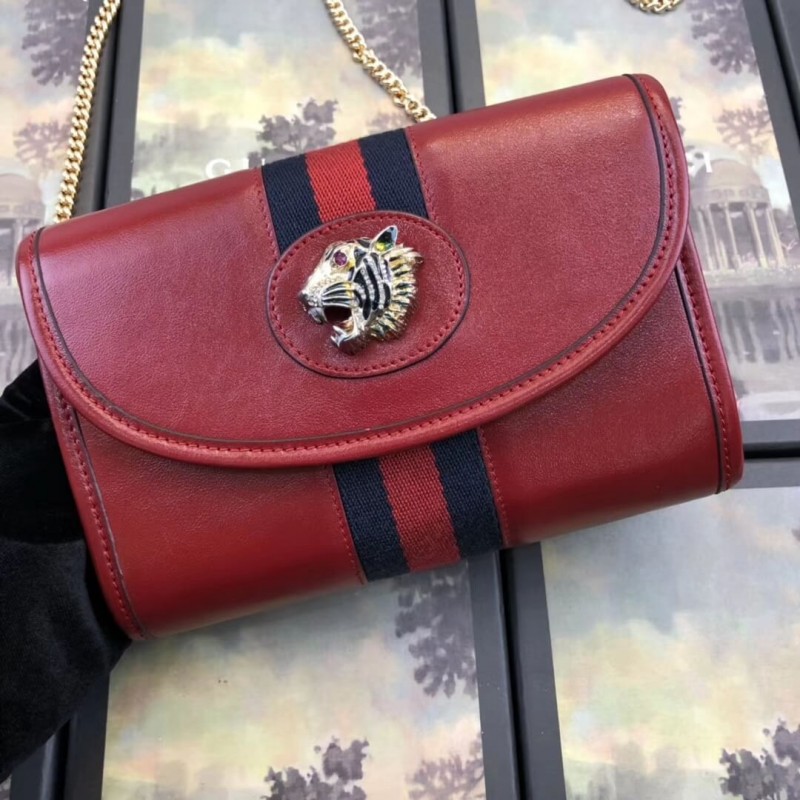 Replica Gucci Smooth Leather Rajah Mini Bag 5737971:1High-quality replica