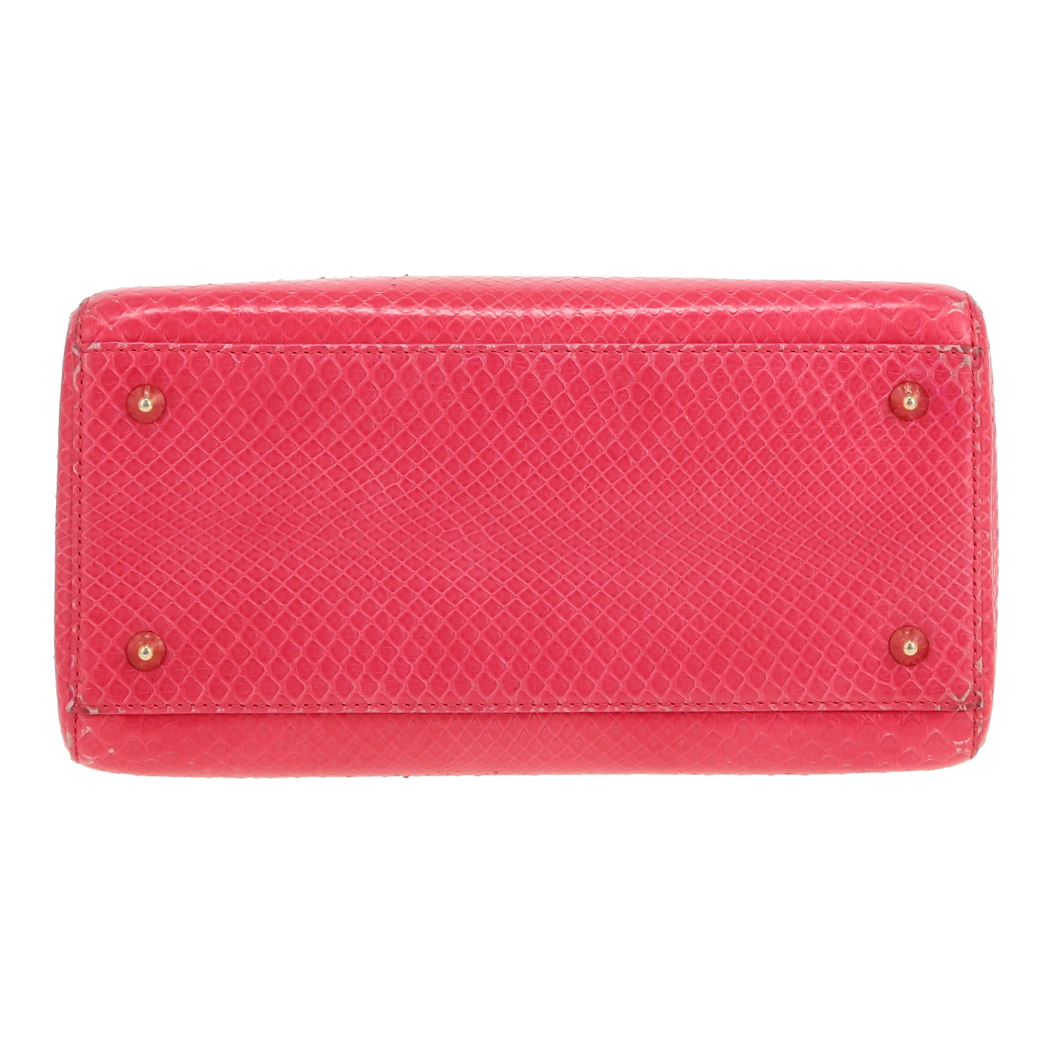 Dior Lady Dior handbag in pink python1:1High-quality replica