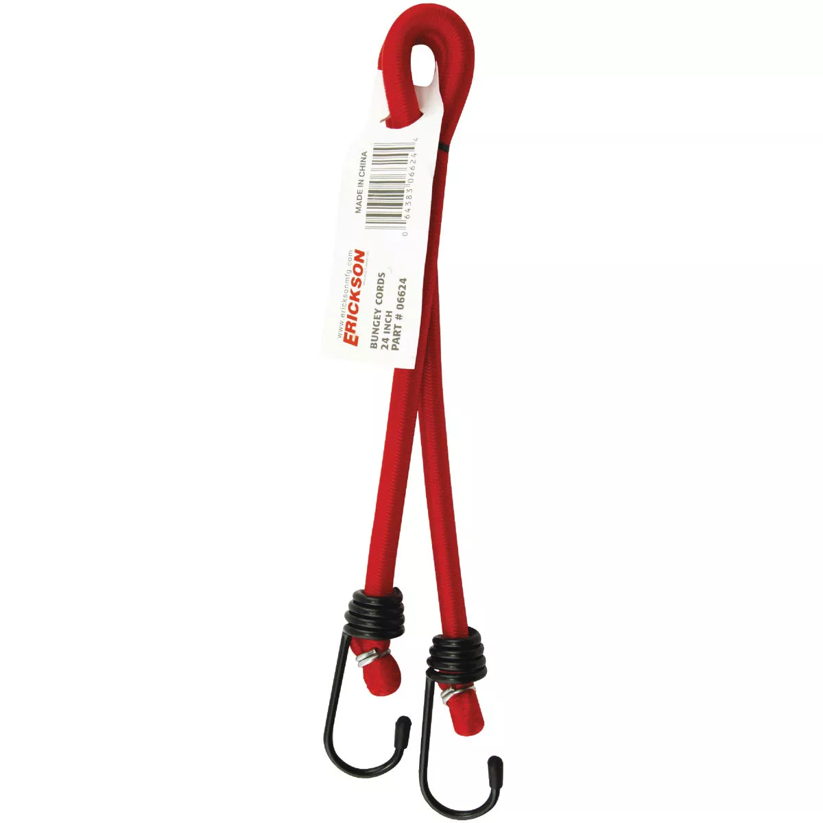 Erickson 1/4 In. x 24 In. Bungee Cord, Assorted Colors