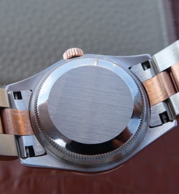 Replica Rolex DateJust 31mm 178383 Diamonds Bezel Roman Markers Brown Dial A2235 - Top club