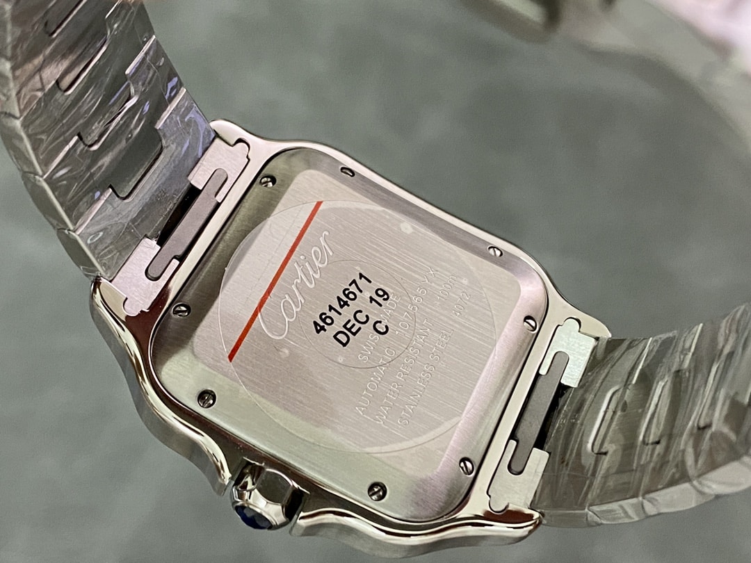 Fake cartier watch Santos large model mechanical movement Steel/Yellow Gold W2SA0009 BVF(1:1 replica) - Top club