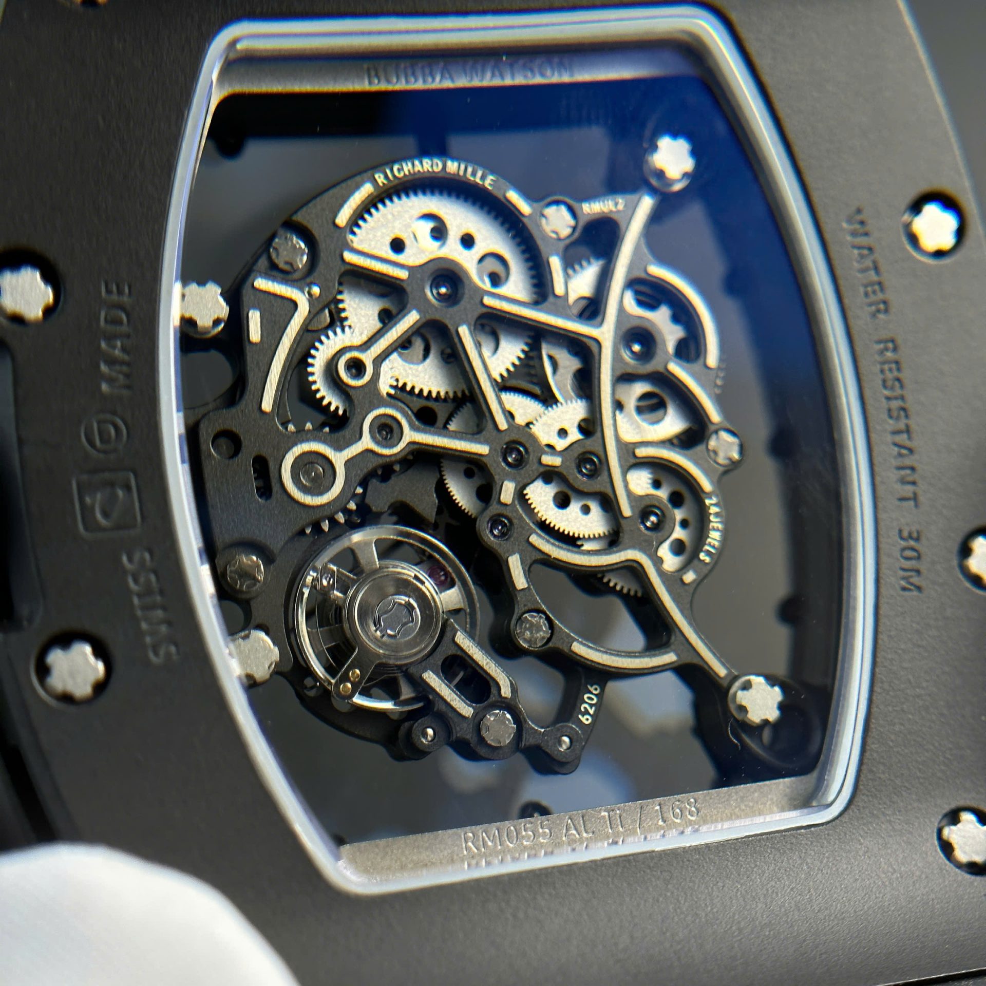 Richard Mille Replica Watch RM055 Black Ceramic Rubber Strap BBR Factory 42,7 49,9mm - Top club