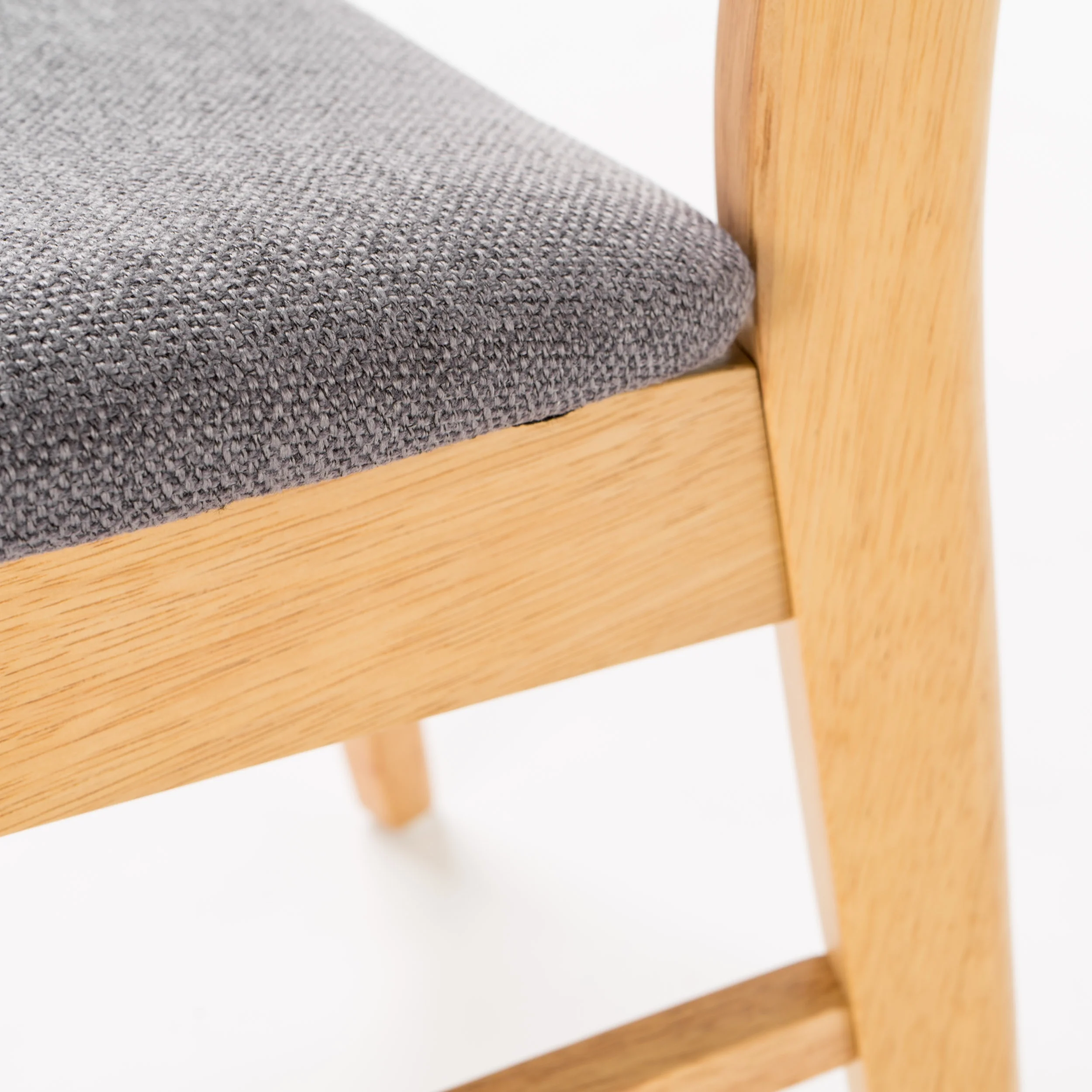 GDFSTUDIO Mid Century Modern Fabric Upholstered Rubberwood Dining Chairs, Set of 2, Dark Gray and Walnut - Image 66